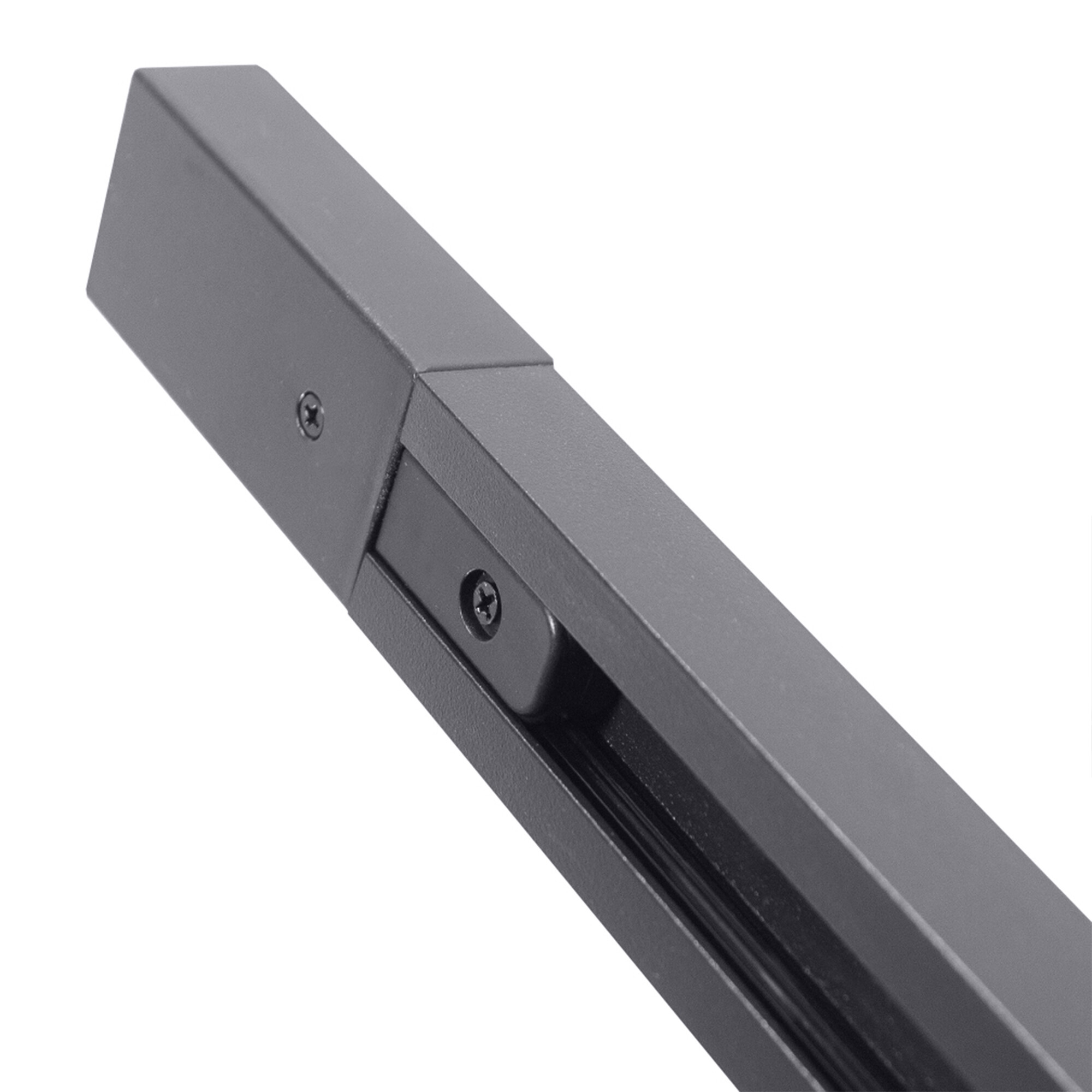 Шинопровод однофазный накладной Standard 220В для трековых светильников Чёрный 2м SignImpress