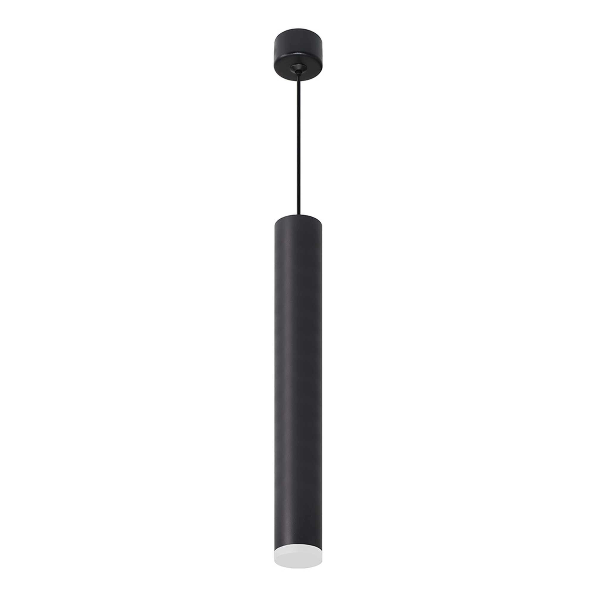 Светильник потолочный ML1028 Barrel levitation на подвесе MR11 35W 230V, черный 40*250 Feron