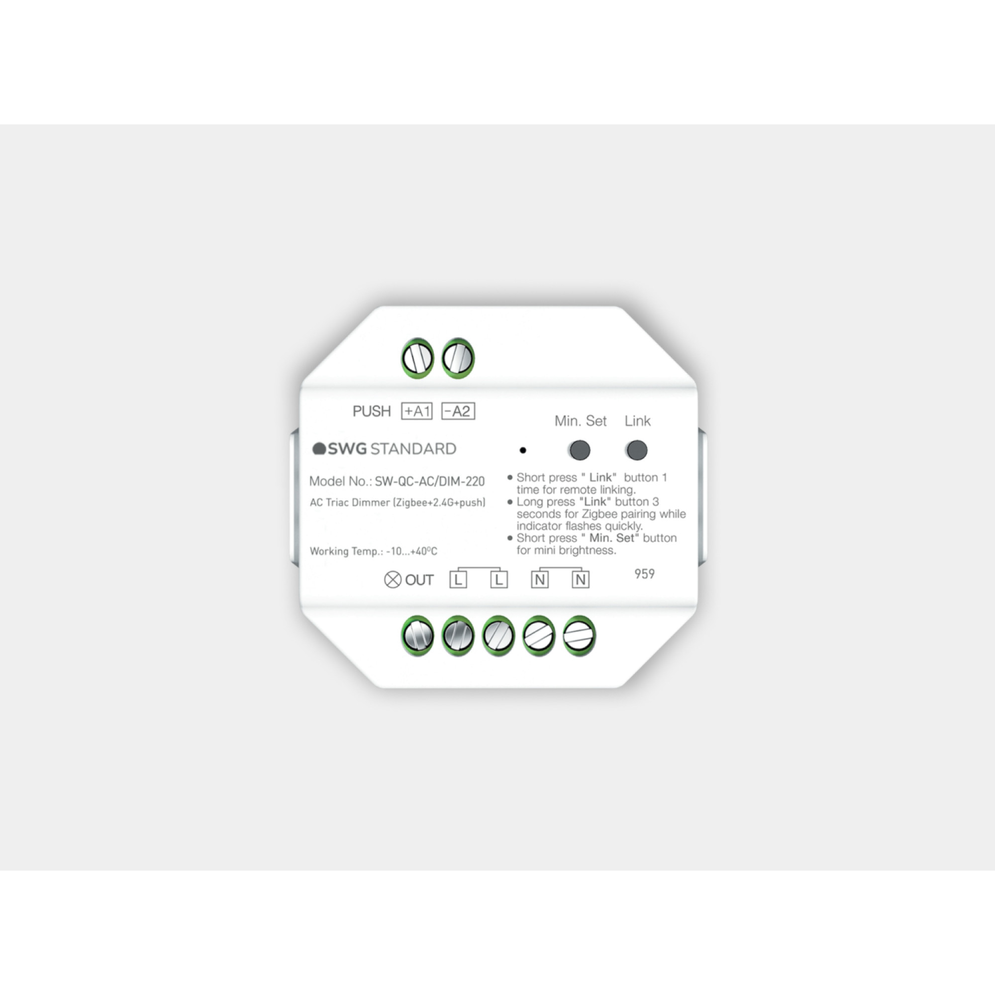 Диммер AC TRIAC SW-QC-АС/DIM-220 Quick Control SWG