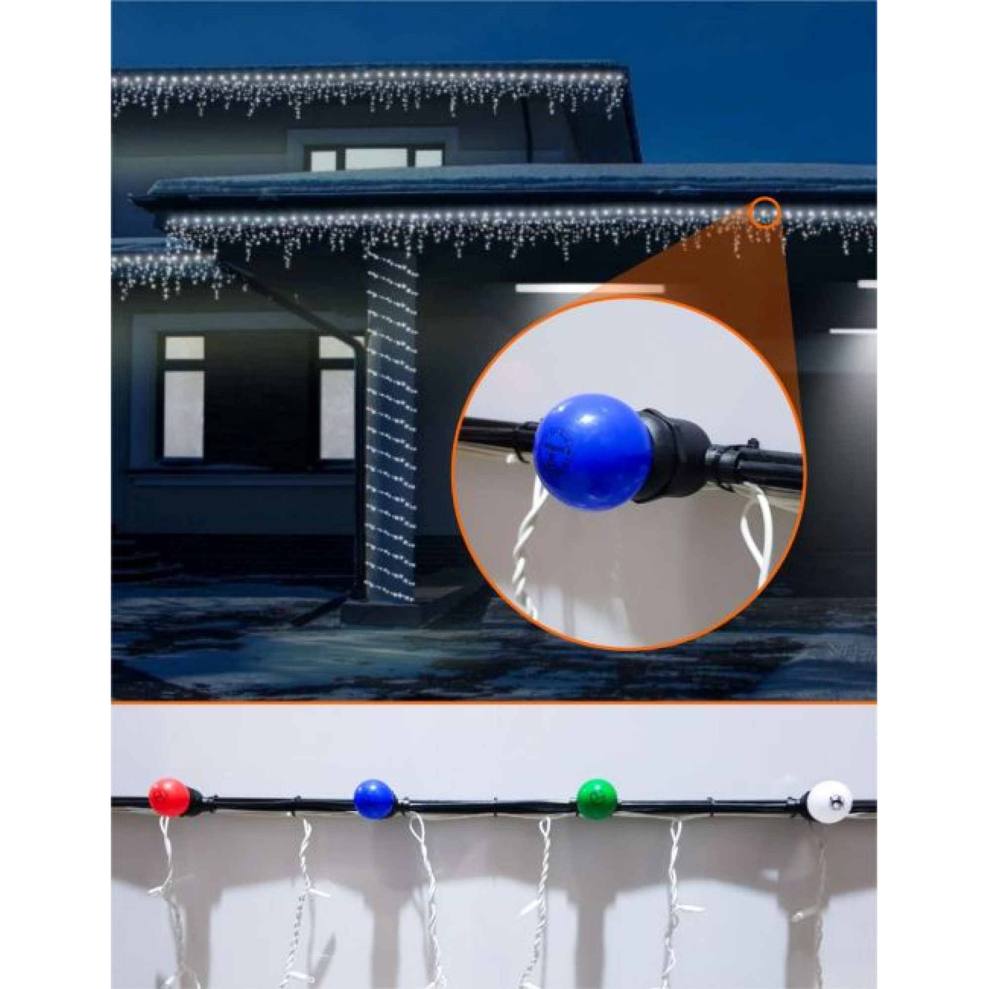 Белт-Лайт накладной шаг 80см.(восьмигранный патрон)