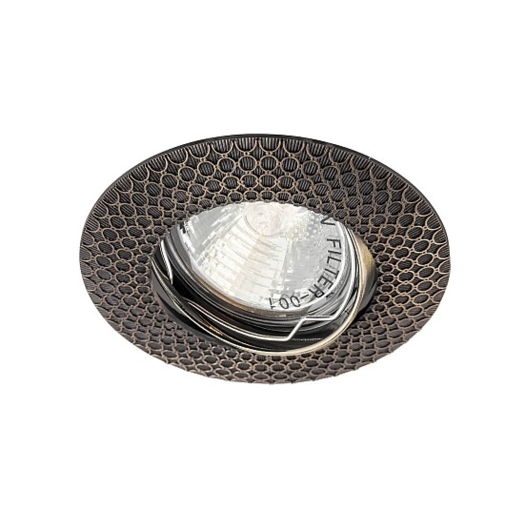 Светильник встраиваемый DL6241 MR16 античное золото Feron (распродажа)