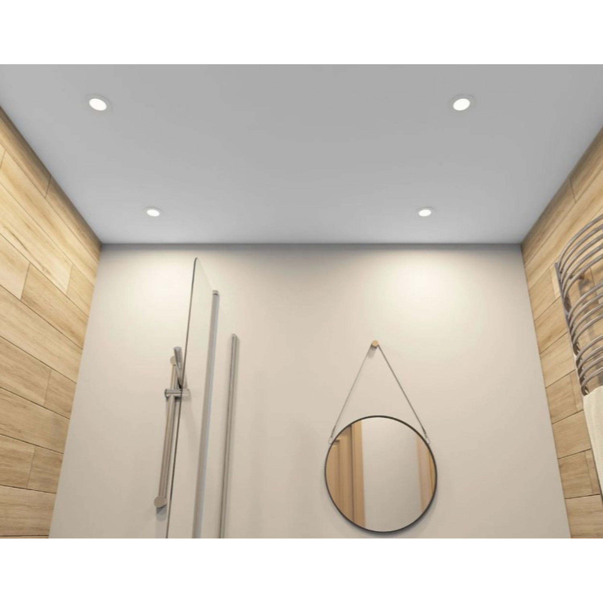 Точечный встраиваемый влагозащищенный светильник Port DK3101-WH Denkirs