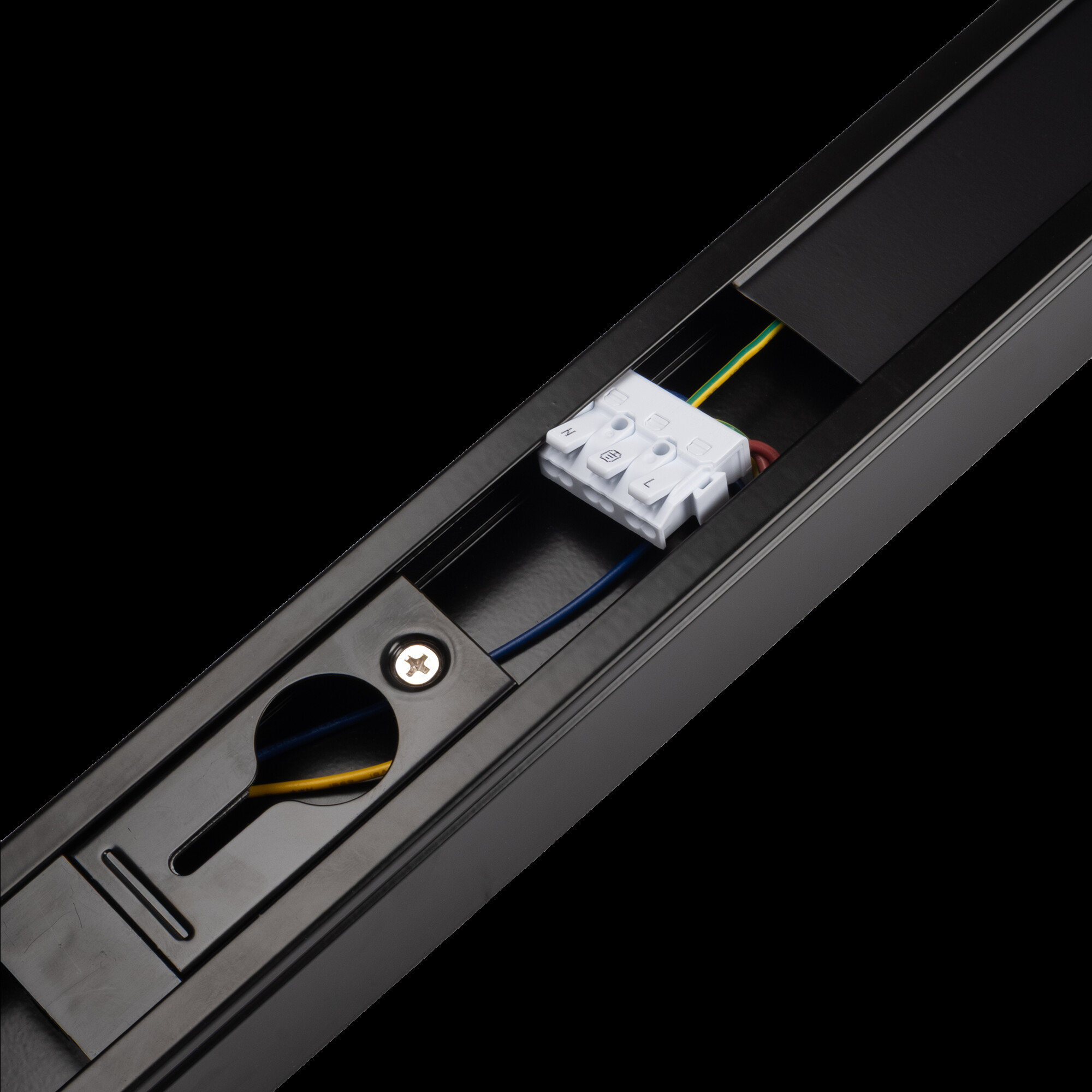 Cветильники накладные PSO-02 40w 4000K BLACK 1200x50 IP40 Jazzway