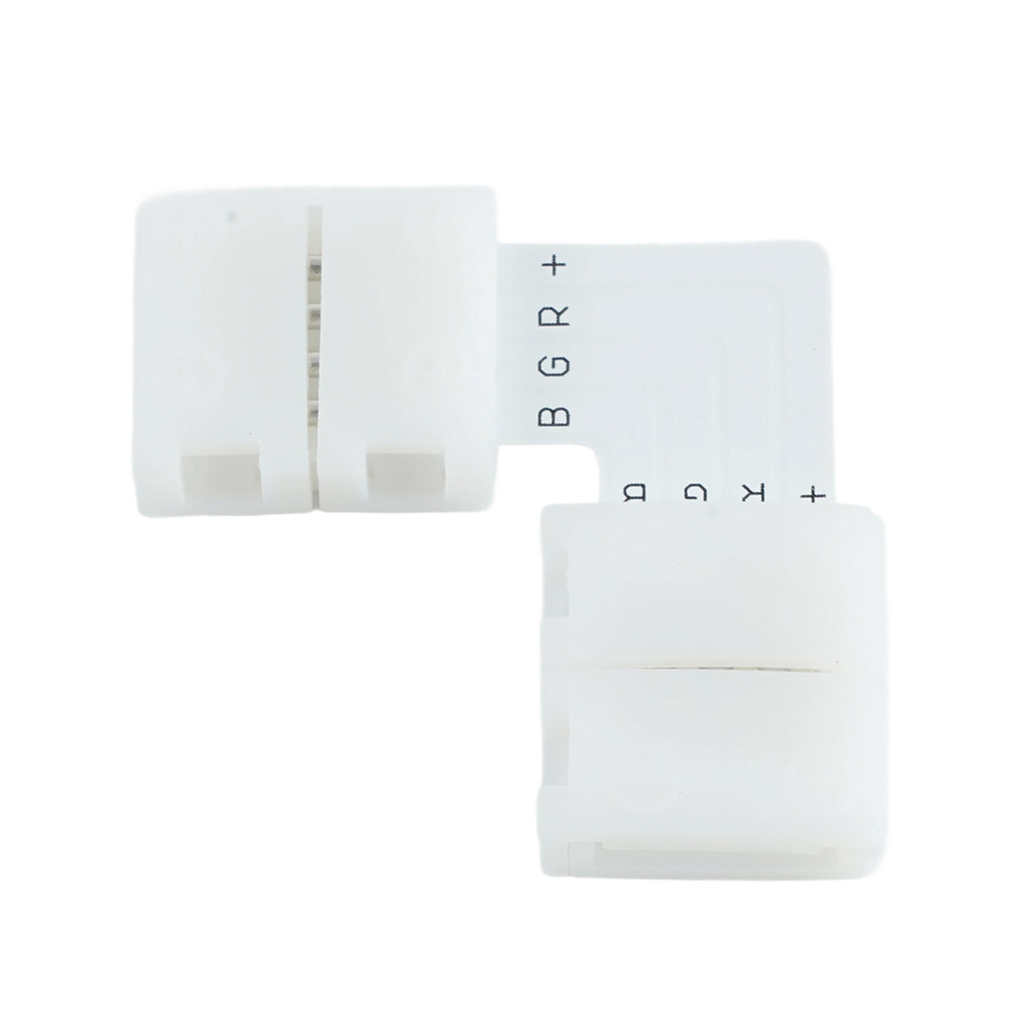 Комплект L коннекторов с соединителем для светодиодной ленты RGB (10мм), LD186 FERON