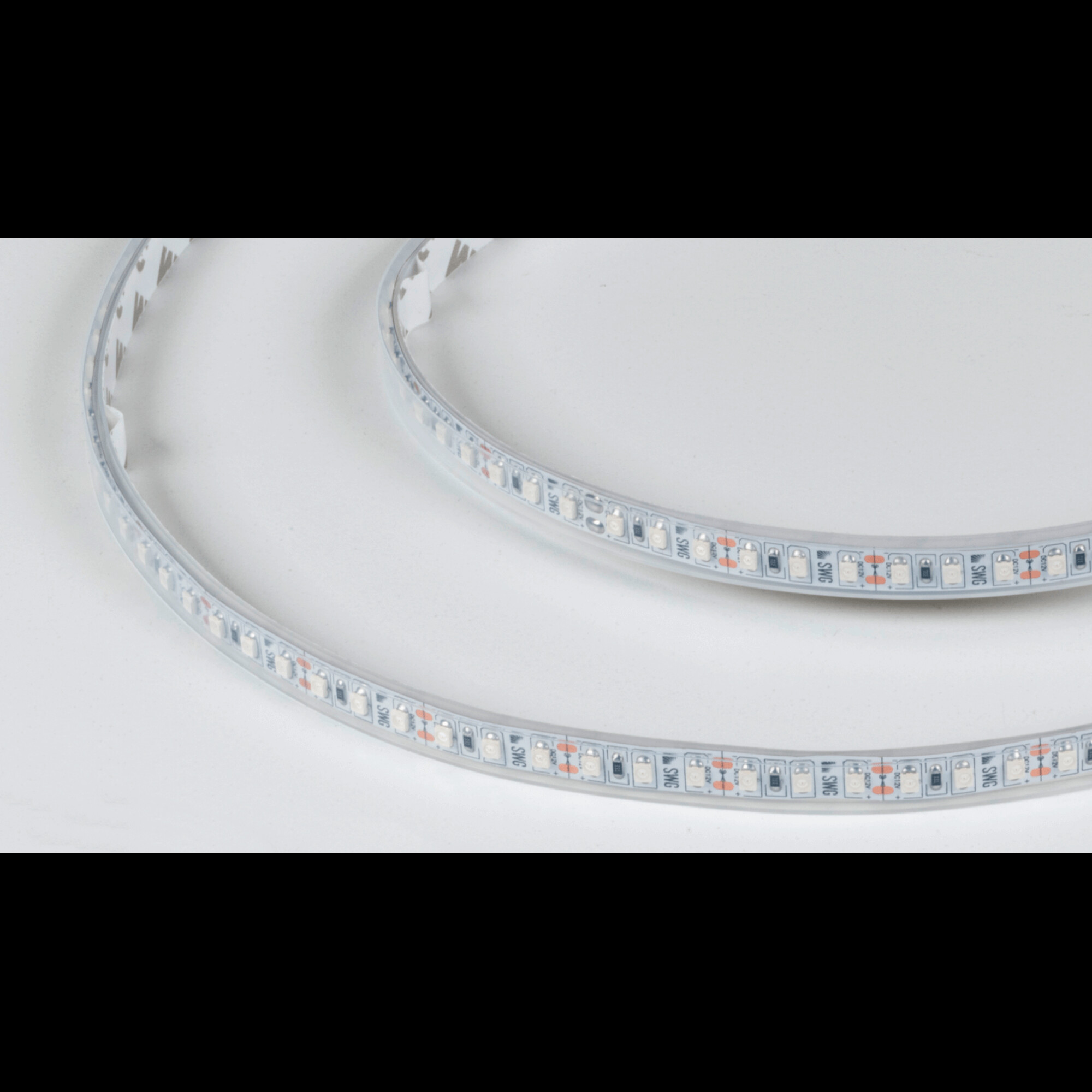 Лента светодиодная стандарт SMD3528 120LED/м 9,6Вт/м 12В IP66 Цвет:Красный (1метр) 3М SWG