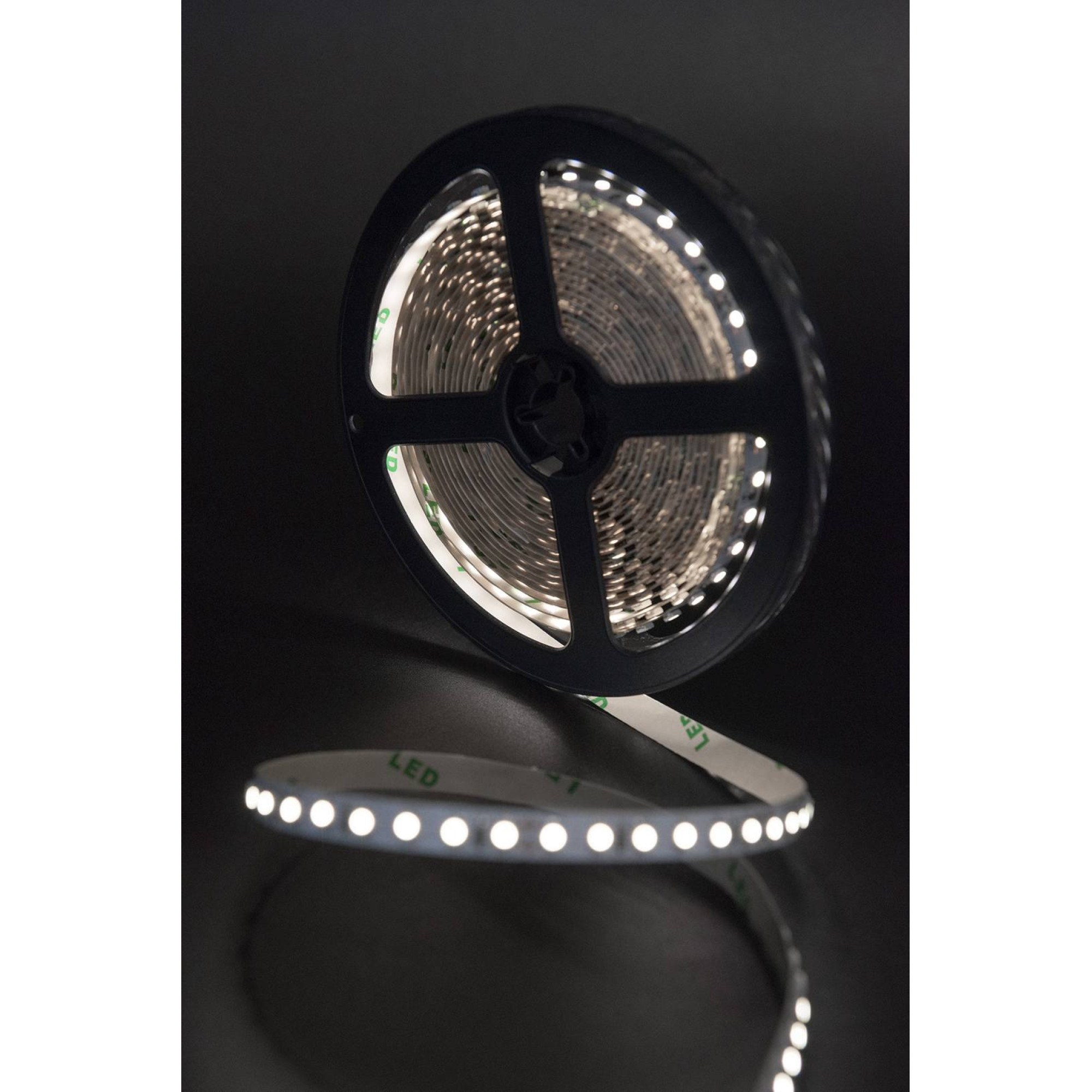 Лента светодиодная стандарт SMD3528 120LED/м 9,6Вт/м 24В IP66 Цвет:Холодный (1метр) 3М SWG