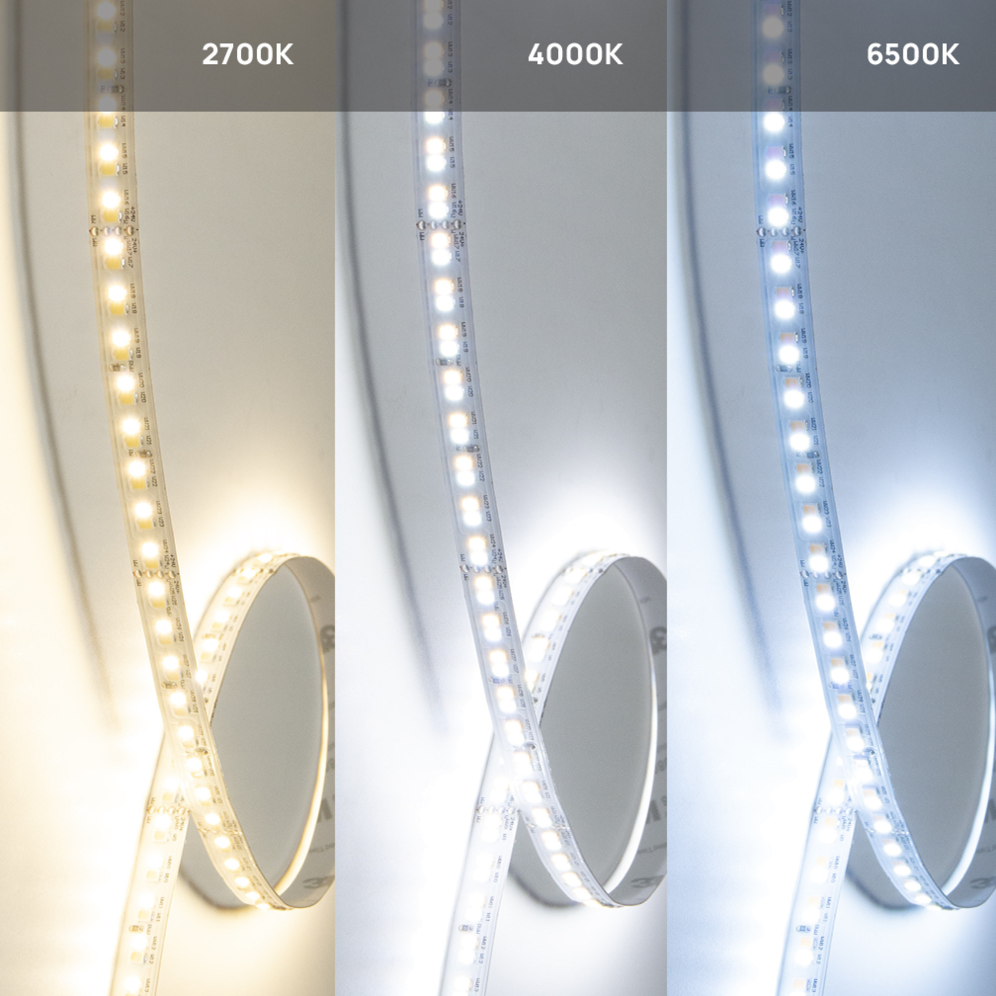 Лента светодиодная PRO SMD2835 24В 224д/м 22Вт 2700-6500К IP20 (1метр) SignImpress