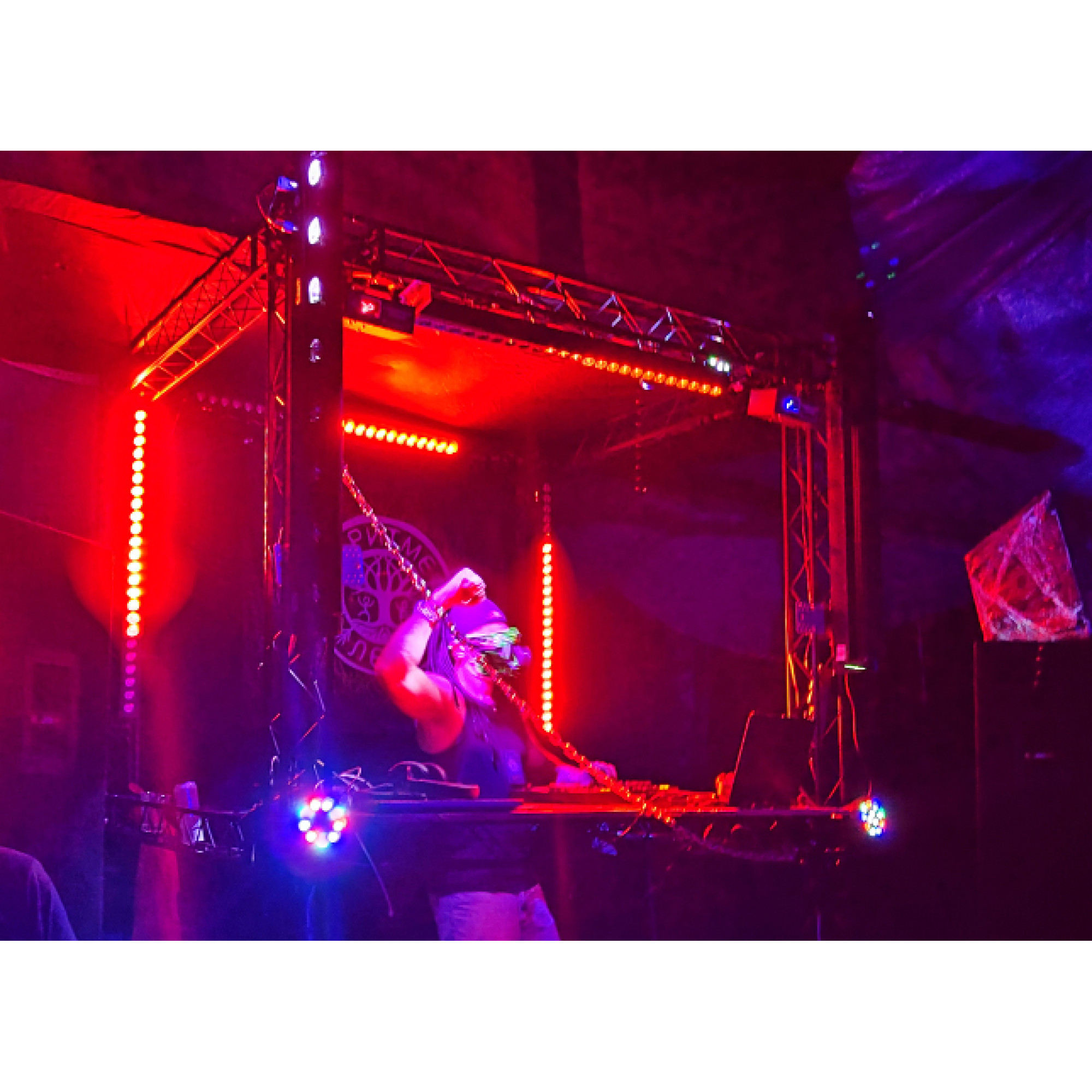 Фермы металлические Line 22*22*200cm, цвет черный, SignImpress