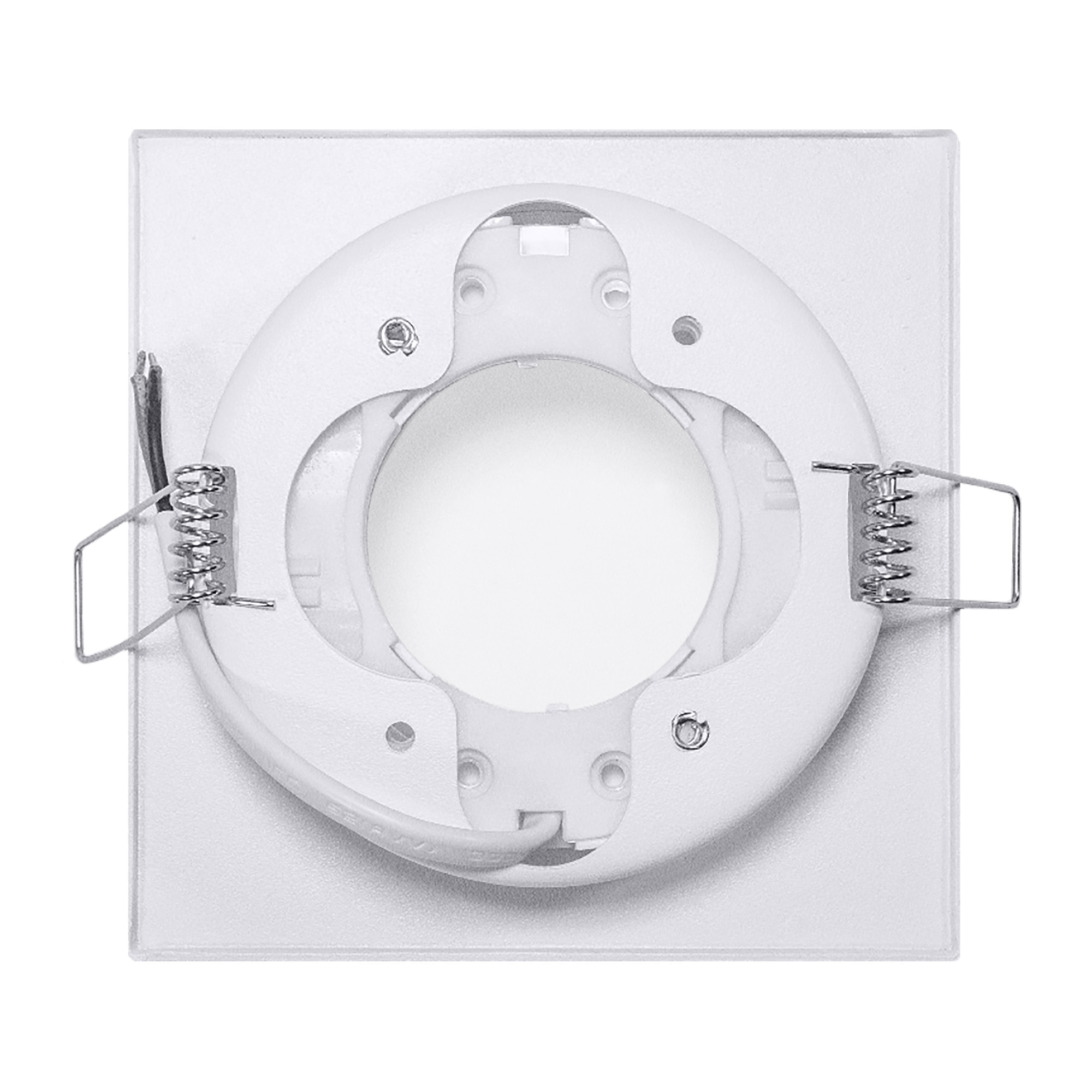 Светильник встраиваемый GX53 с акрилом квадрат 010203 Белый SignImpress