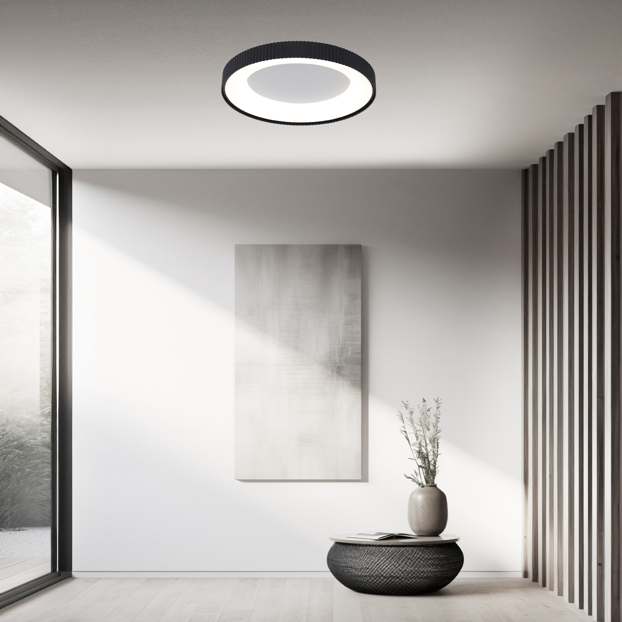 Светильник накладной светодиодный 49 Вт 8880 Лм Чёрный Signimpress