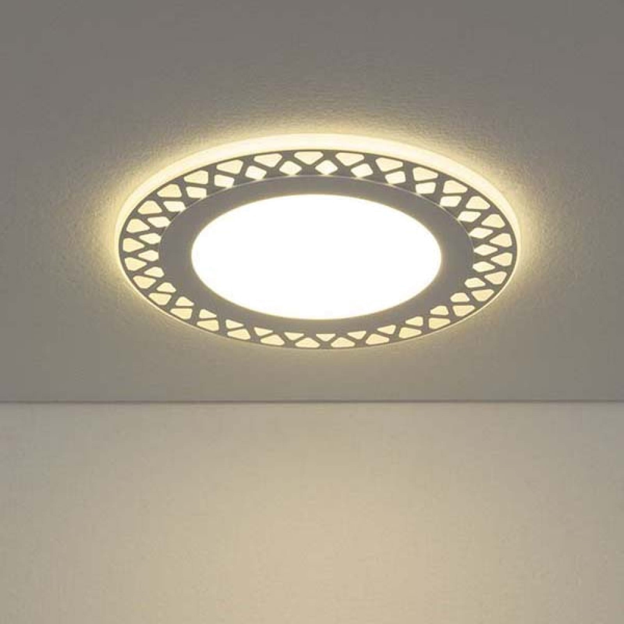 Светильник встраиваемый с подсветкой круглый DSS003 18W 4200K Elektrostandard (распродажа)