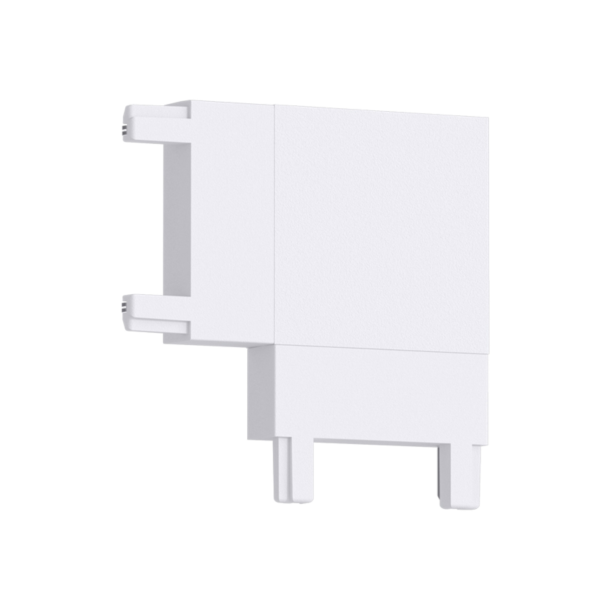 Коннектор L образный к шинопроводу однофазному магнитному Thin Белый SignImpress