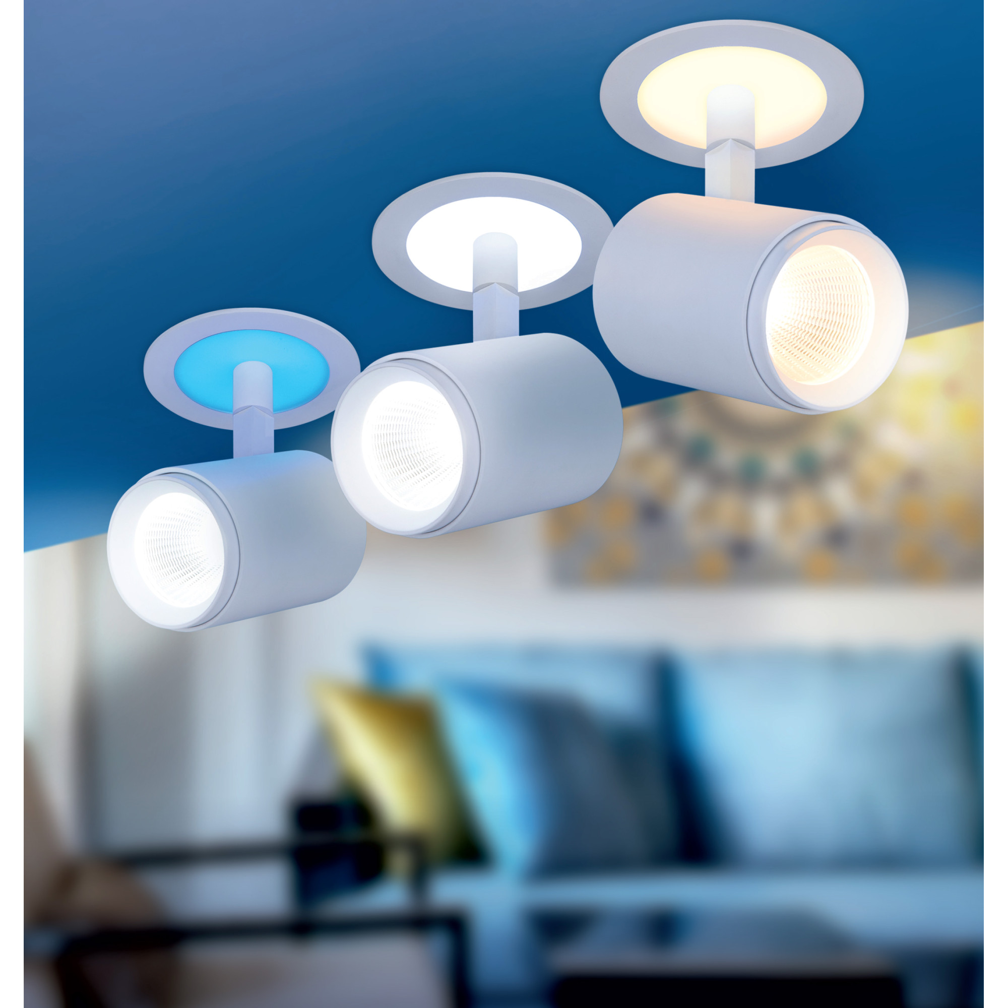 Светильник встраиваемый светодиодный DSR002 9W+3W 6500K белый матовый Elektrostandard (распродажа)