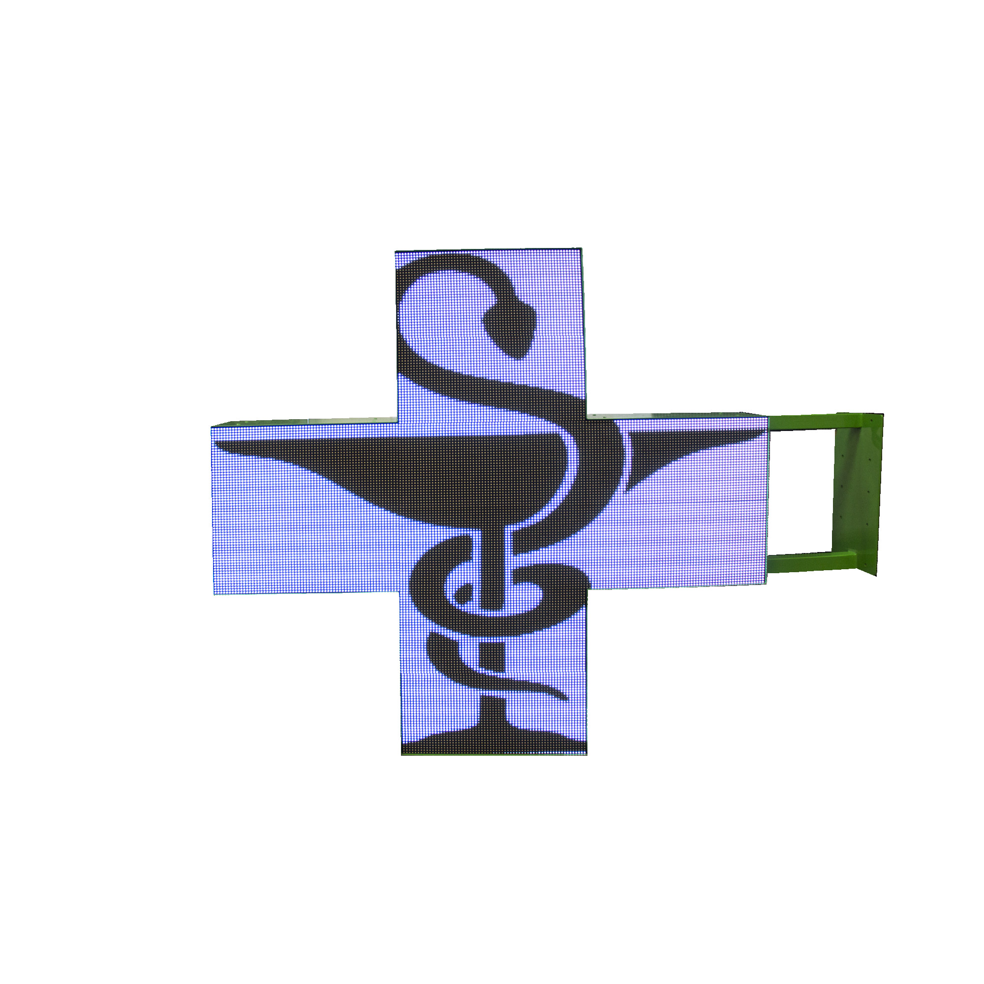 Крест аптечный светодиодный двухсторонний с шагом пикселей 8мм SignImpress