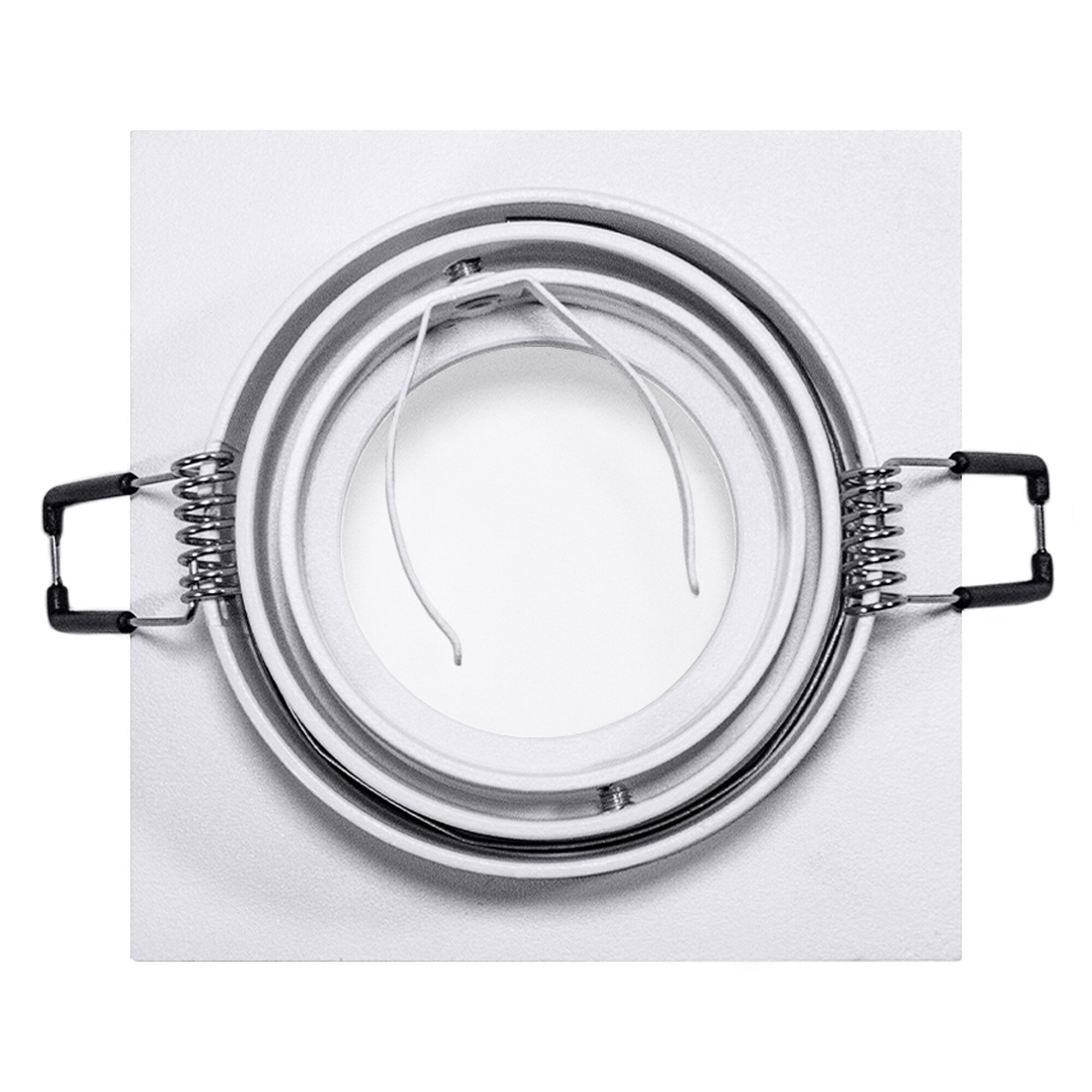 Светильник встраиваемый поворотный GU5.3 (MR16) квадрат 010110 Белый SignImpress