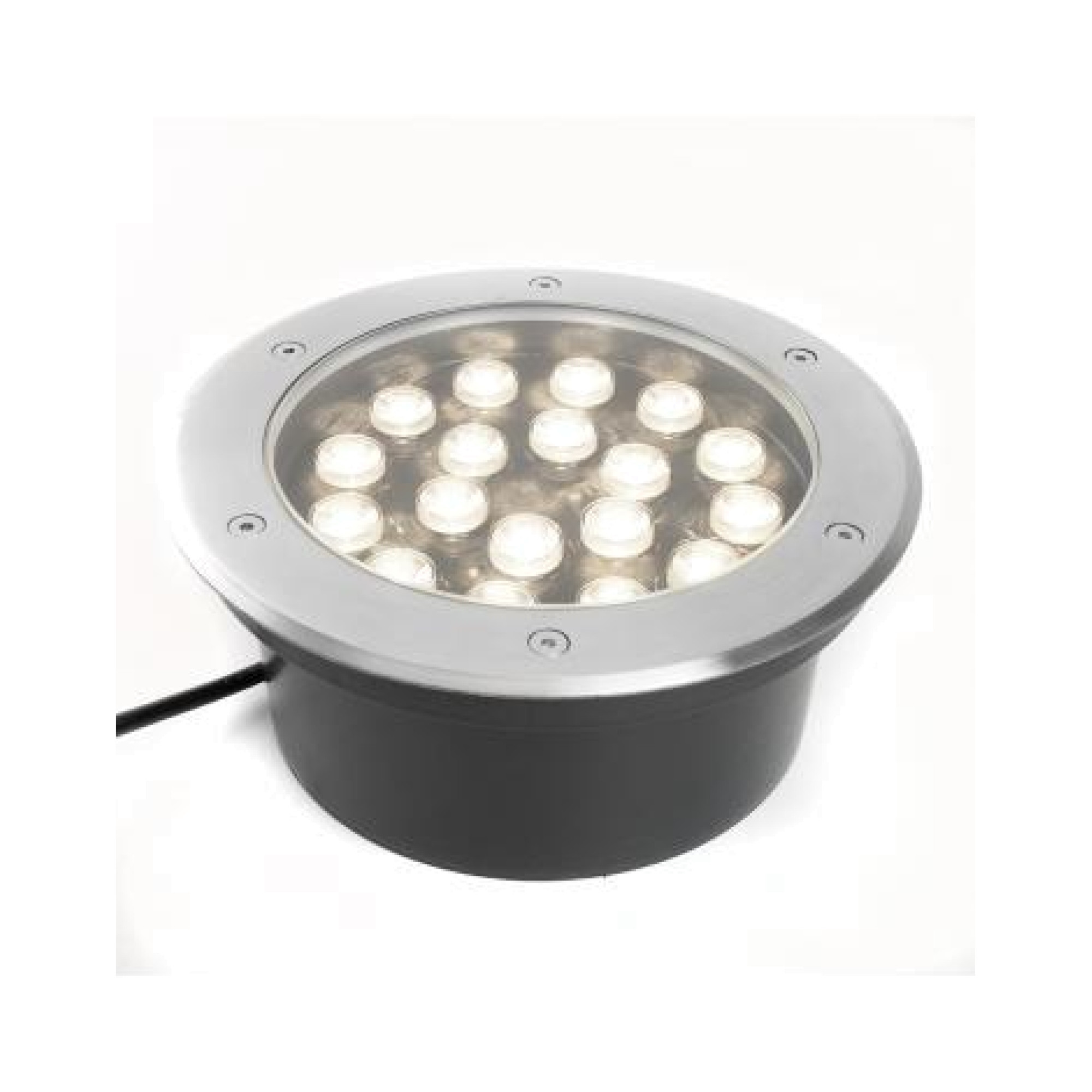 Светодиодный светильник тротуарный (грунтовый) SP2804, 20W, AC12V, низковольтный, 4000K, металл Fero