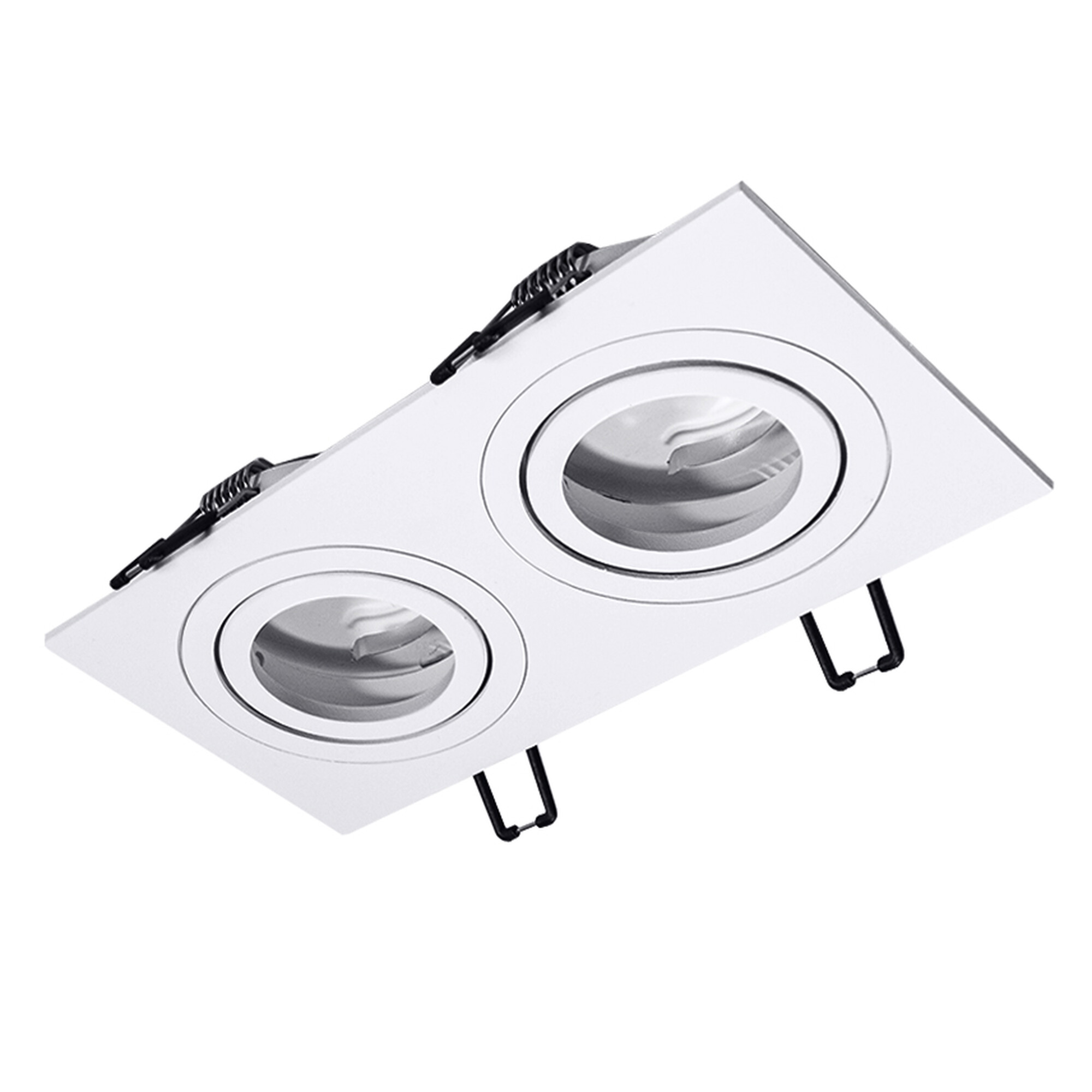 Светильник встраиваемый GU5.3 (MR16) с акрилом прямоугольник 47562 Белый SignImpress