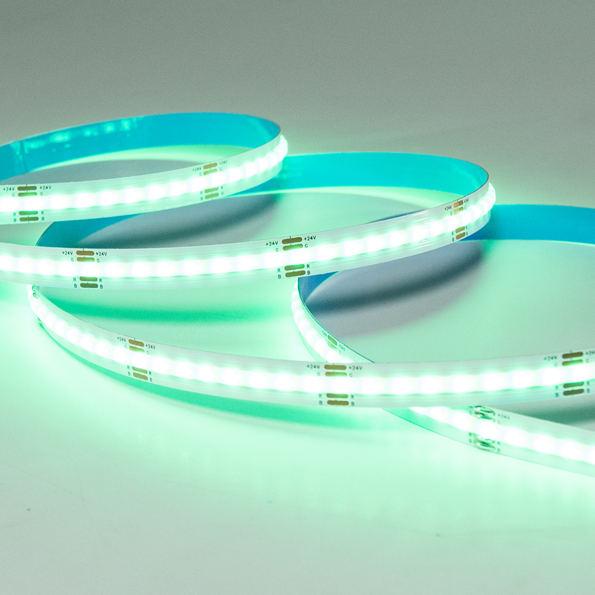 Лента светодиодная COB 24В 480д/м 12Вт RGB IP20 SignImpress