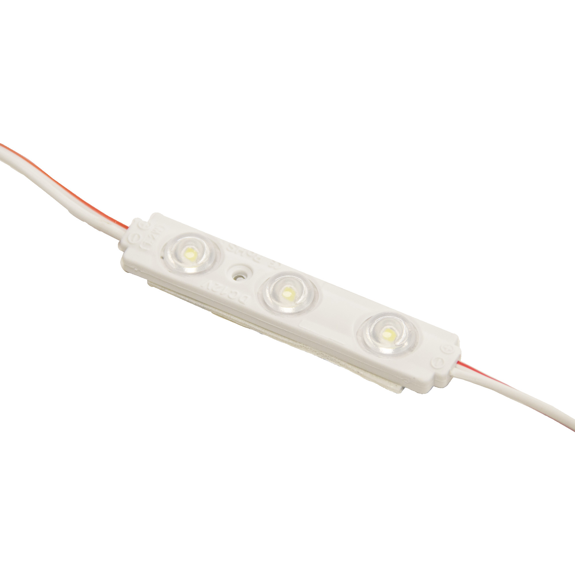 Модуль светодиодный 3 SMD 2835 1,2Вт 110Лм 10000К-13000К (с линзой 160) 3M -1шт. SignImpress