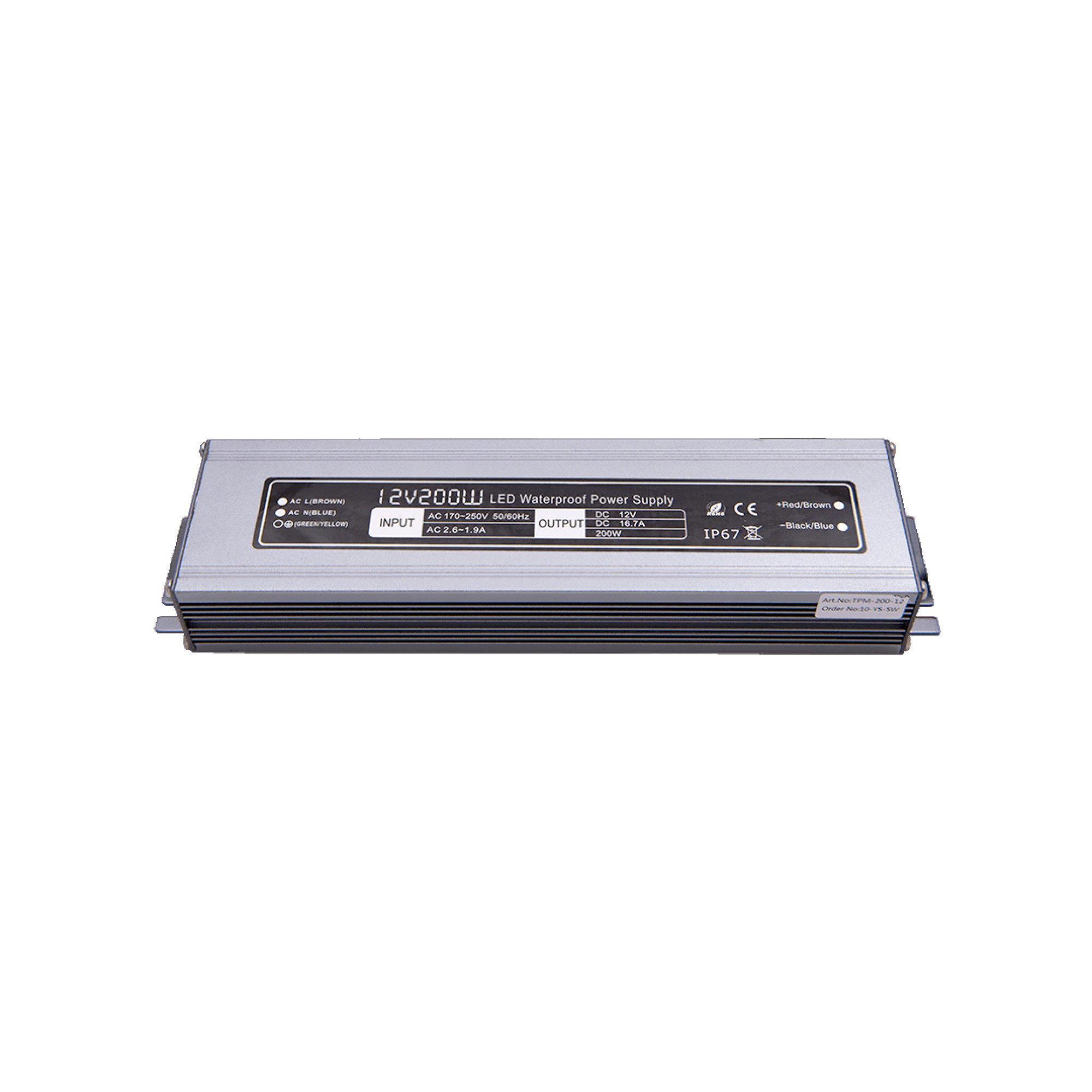 Блок питания MINI Al TPW, 200 W Влагозащитный, 12 V SWG