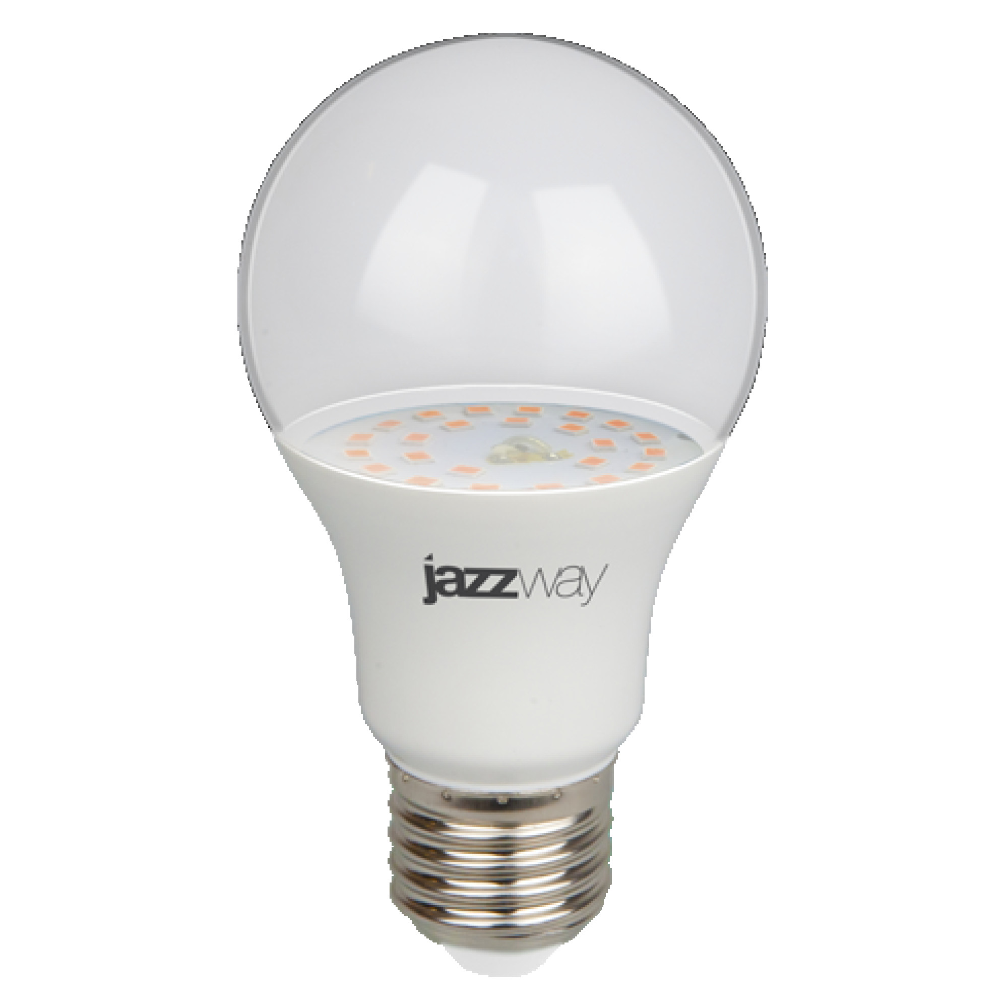 Лампа PPG A60 Agro 9w CLEAR E27 IP20 ( для растений) Jazzway