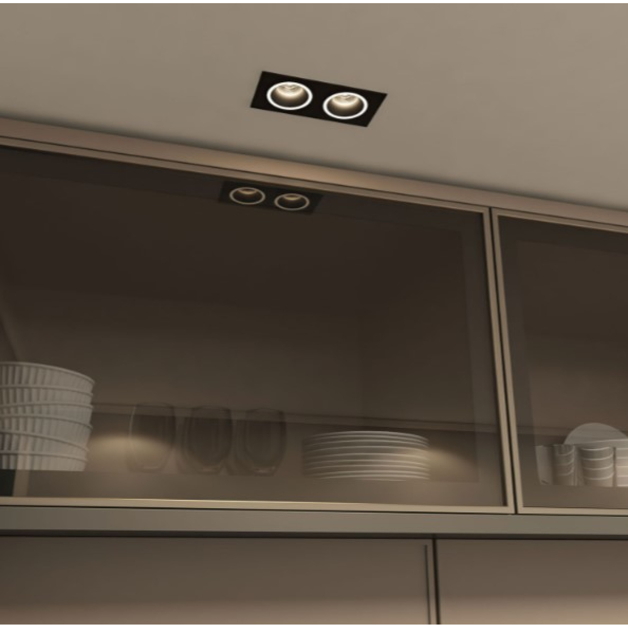 Встраиваемый светильник DK2062-BK Denkirs