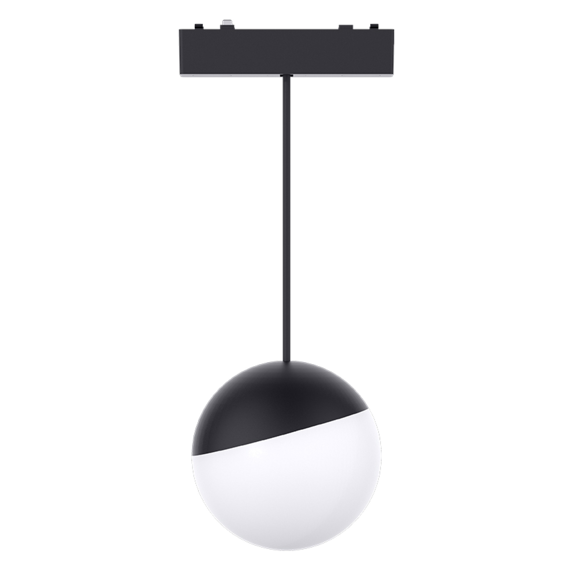 Светильник трековый 1фаза магнитный подвесной Moon-4 Bridgelux 48В 6Вт 4000К Чёрный 3г SignImpress