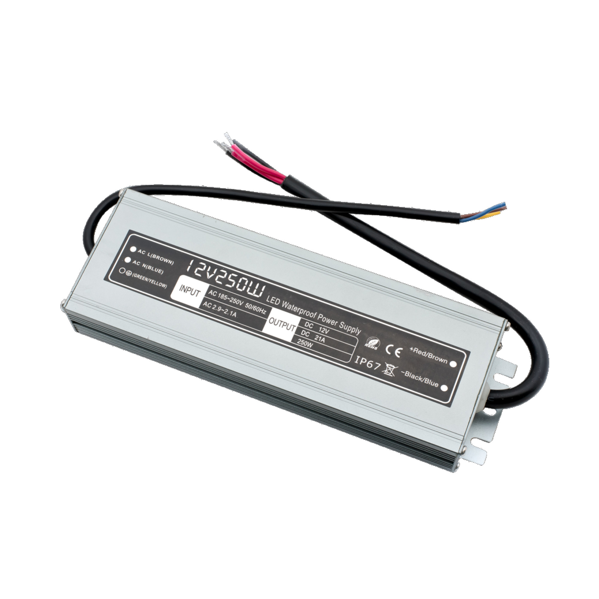 Блок питания MINI Al TPW, 250 W Влагозащитный, 12 V SWG