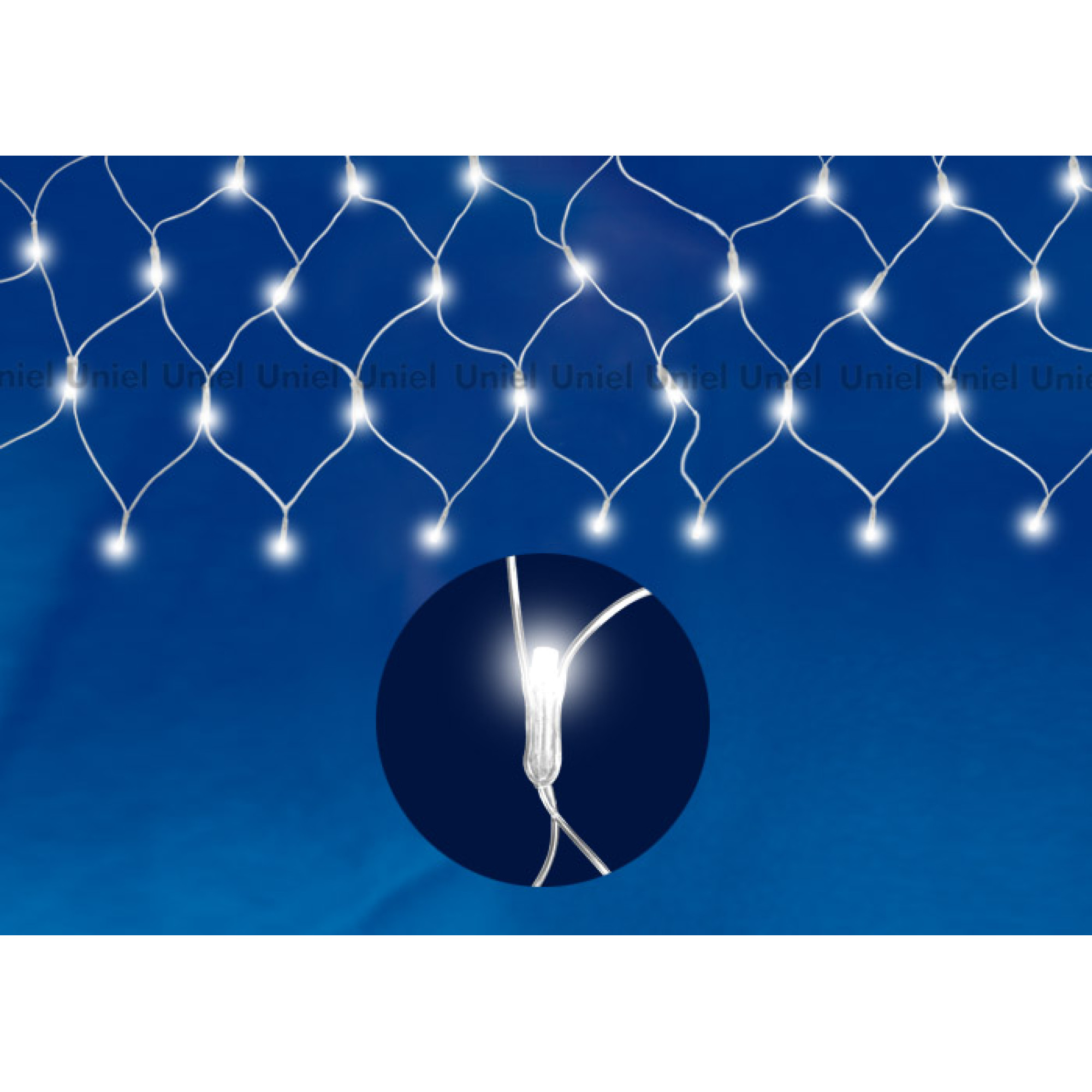 Сетка светодиодная с контр., 240 светод., 2.5х2 м, разноц, IP20, п.проз.ULD-N2520-240/DTA MULTI IP20