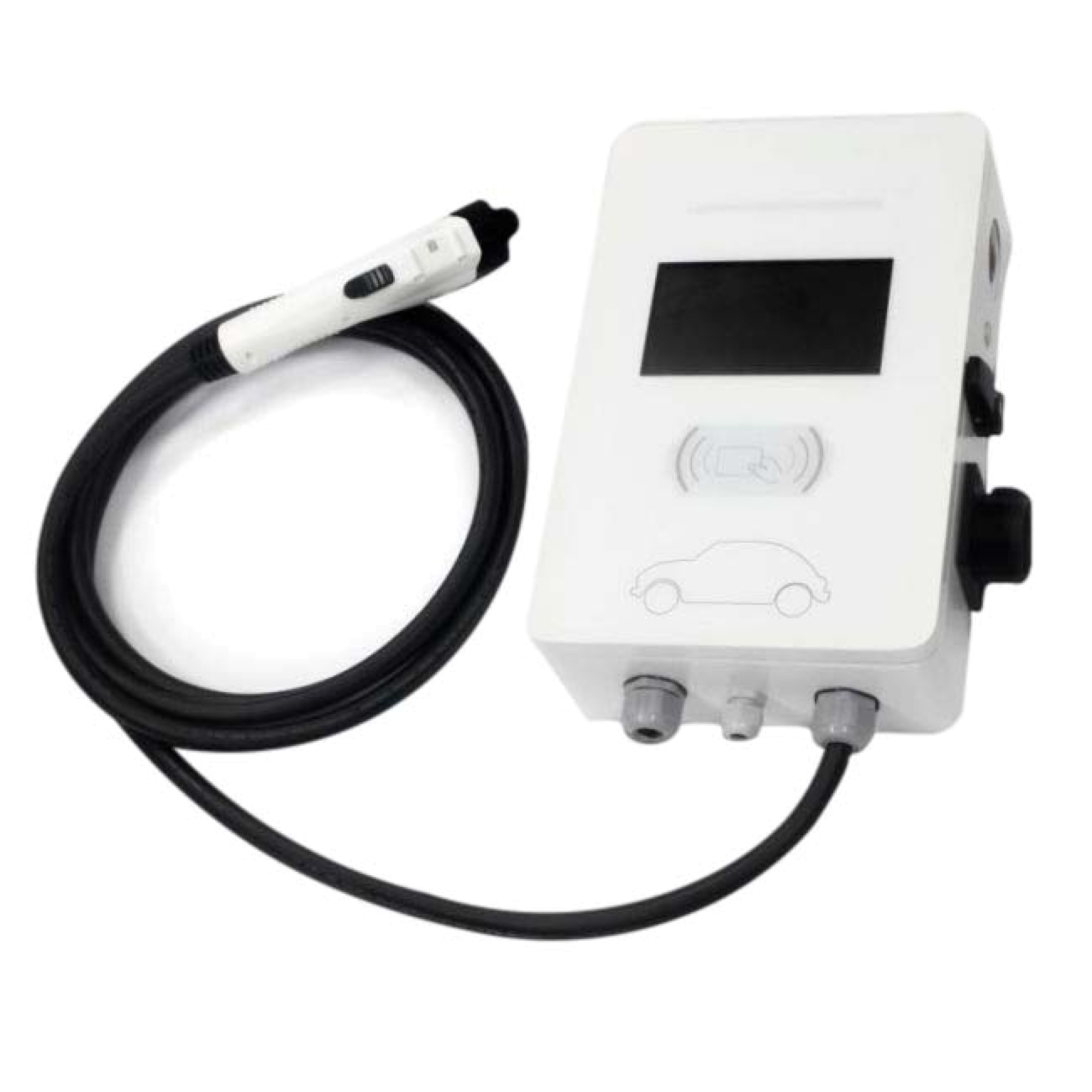 Зарядная станция, кабельная InterSmart T1 7,4кВт WiFi