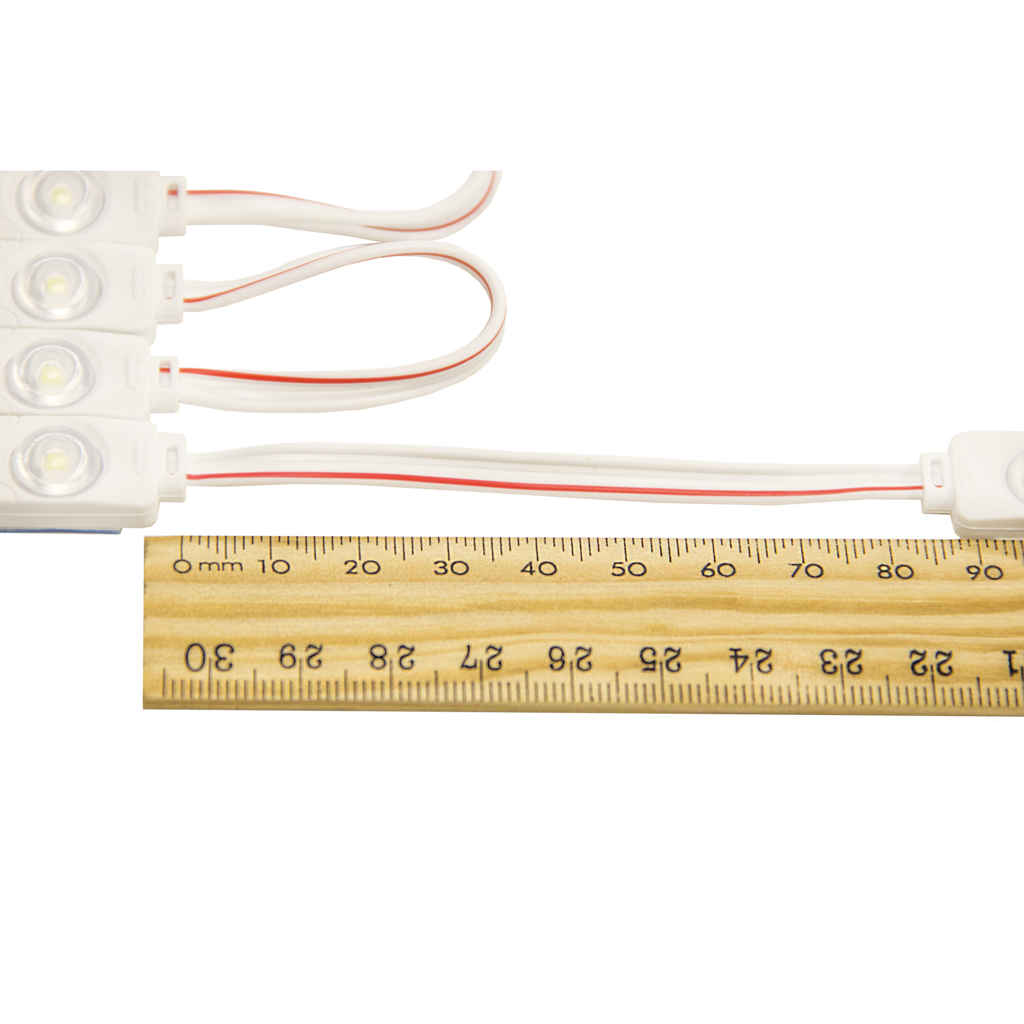 Модуль светодиодный 3 SMD 2835 1Вт 100Лм 10000К (с линзой 160) -1шт. SignImpress
