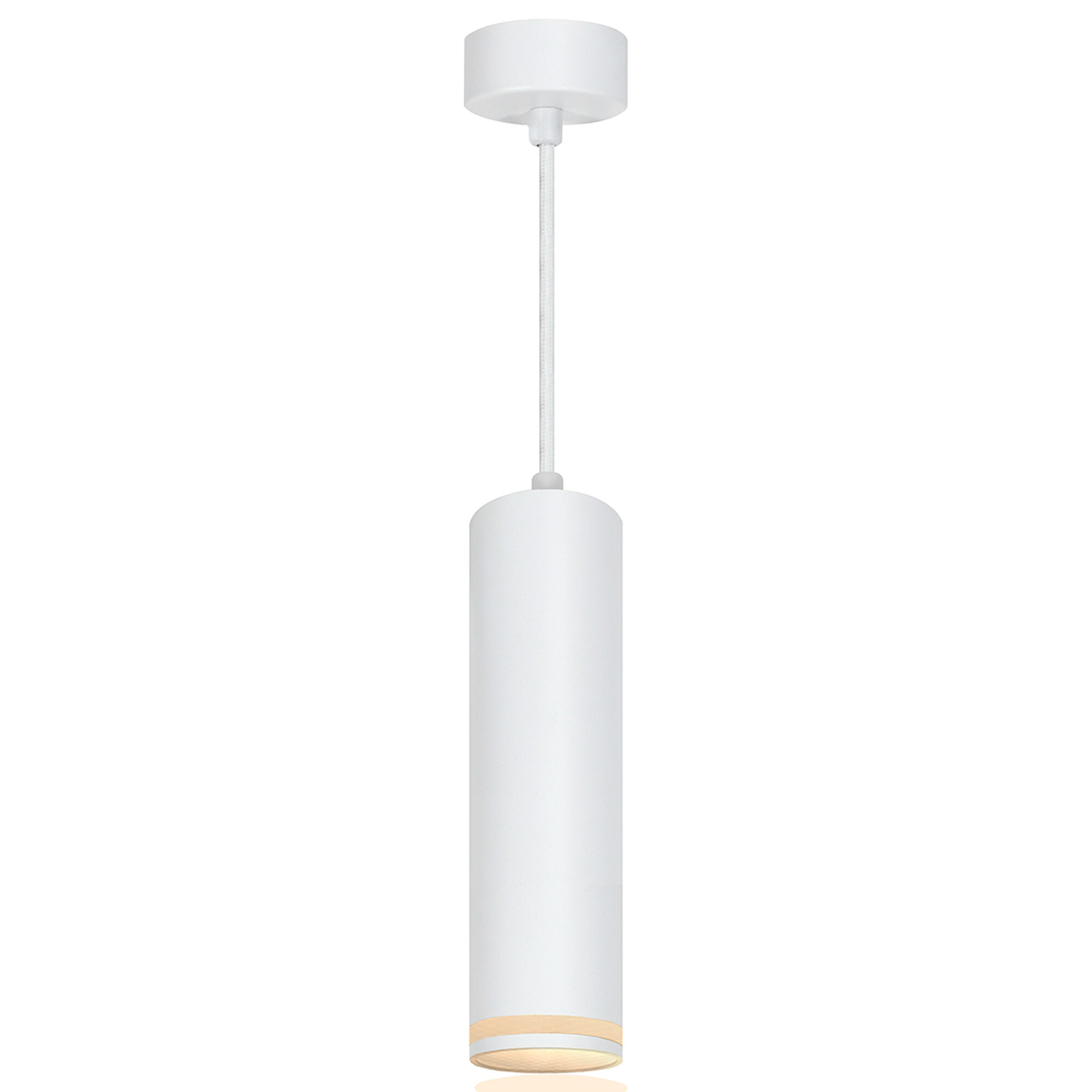 Светильник потолочный на подвесе MR16 35W 230V, белый D55*H200 ML1708 Feron