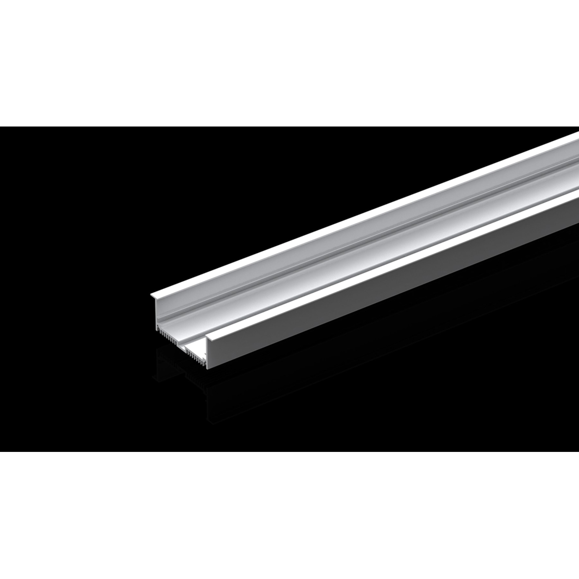 Профиль встраиваемый алюминиевый LE.8832 (2.5м) SWG