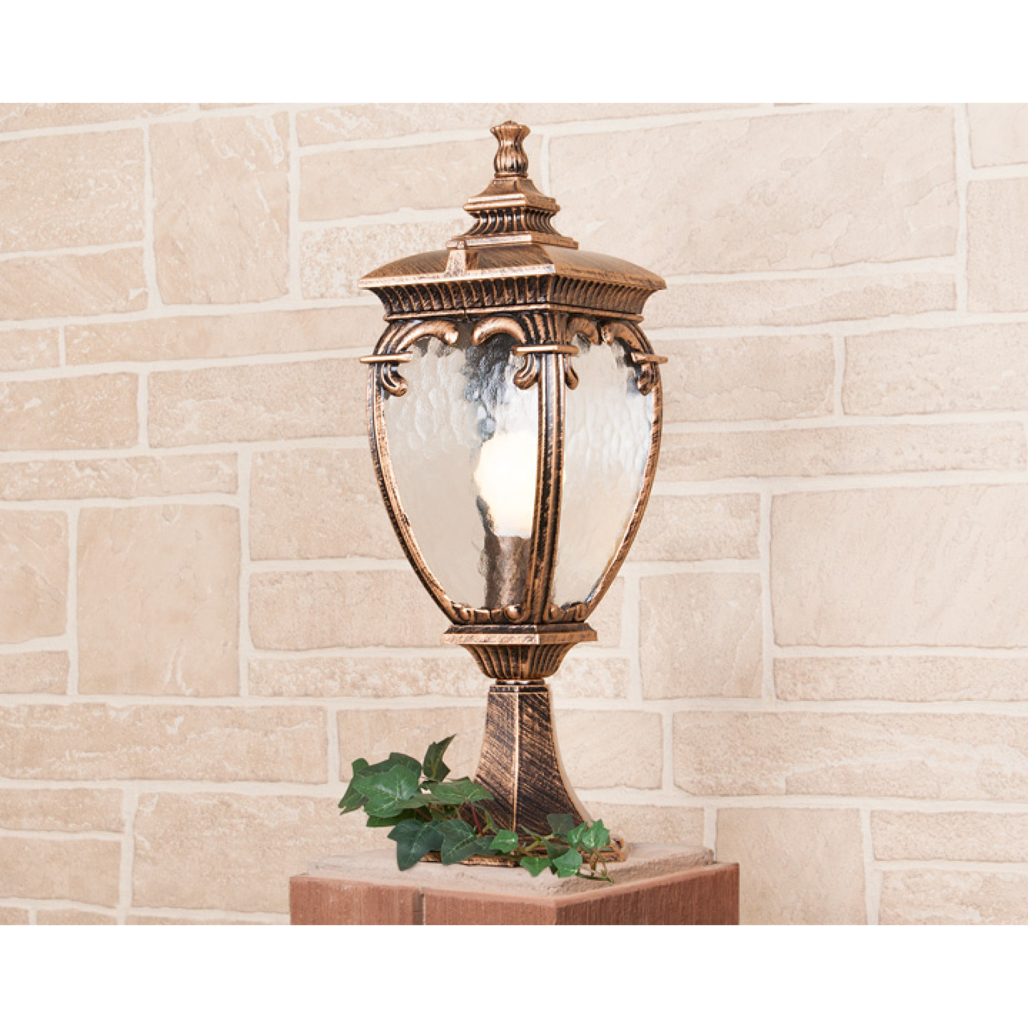 Светильник на постамент E27 60W Andromeda S черное золото Elektrostandard