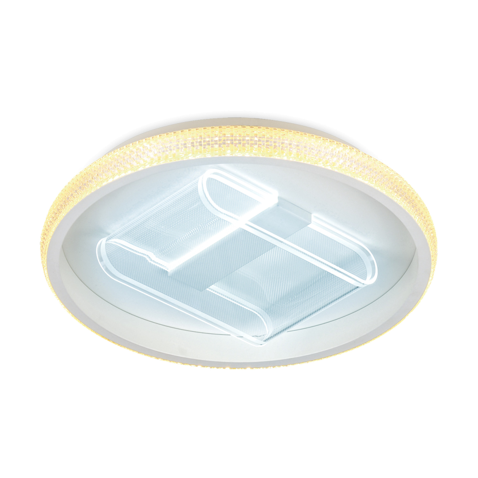 Потолочный светодиодный светильник с пультом FA600 WH белый 66W D470*90 Ambrella light 