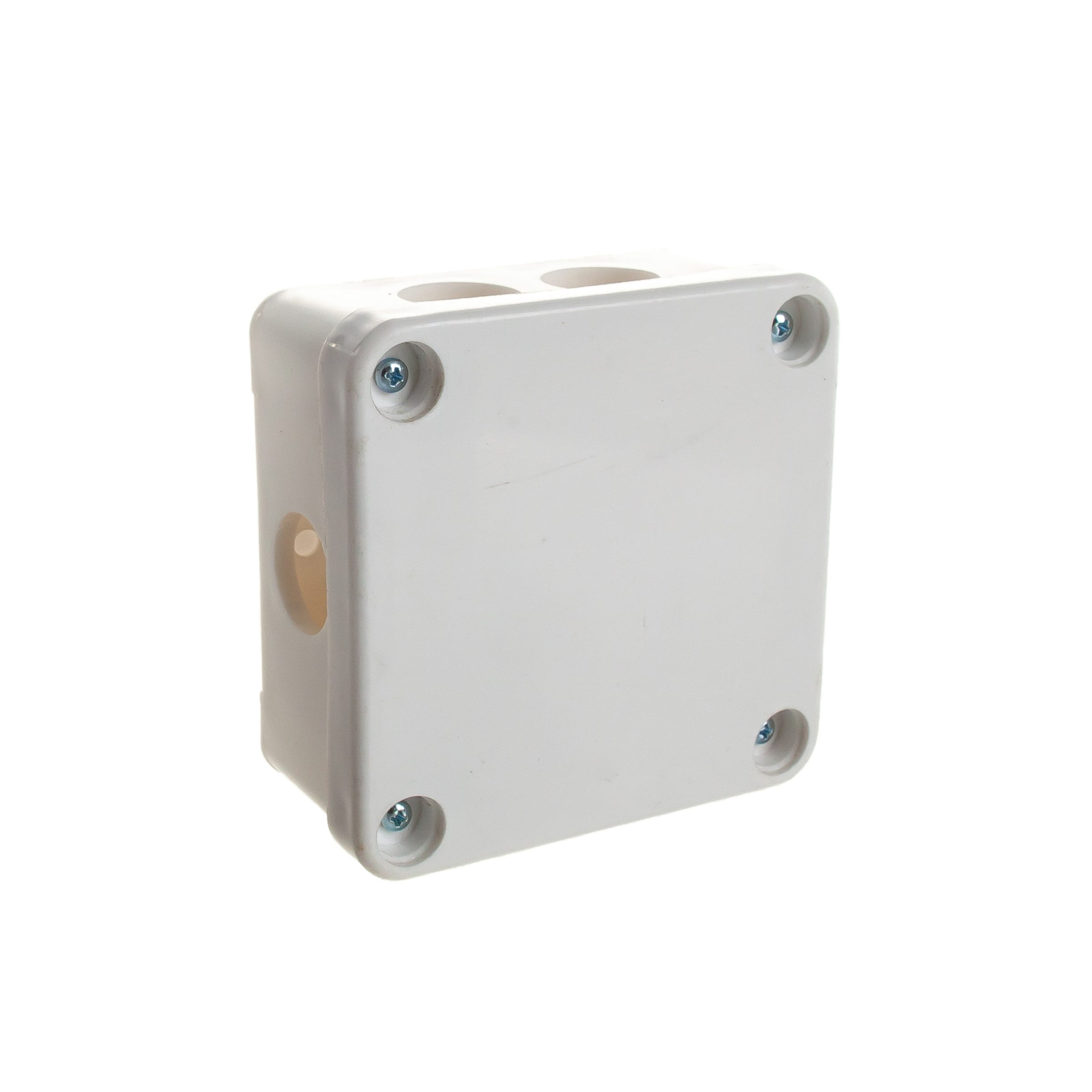 Коробка разветвительная 110*110*45мм, 250/380В, 10А, 7 вводов, IP44, светло-серая, EBX10-37-44 Feron