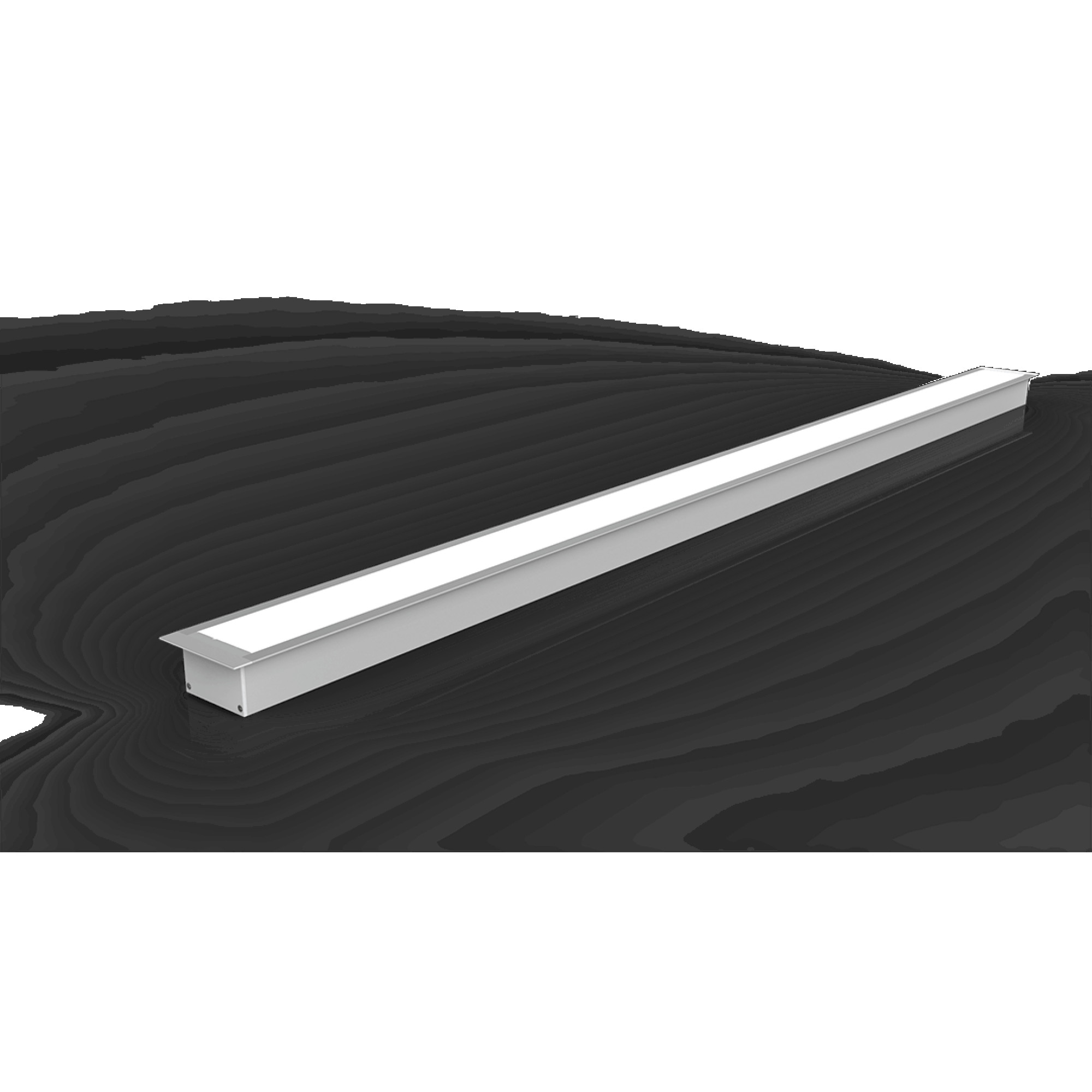 Профиль встраиваемый алюминиевый LE.6332 (2.5м) SWG