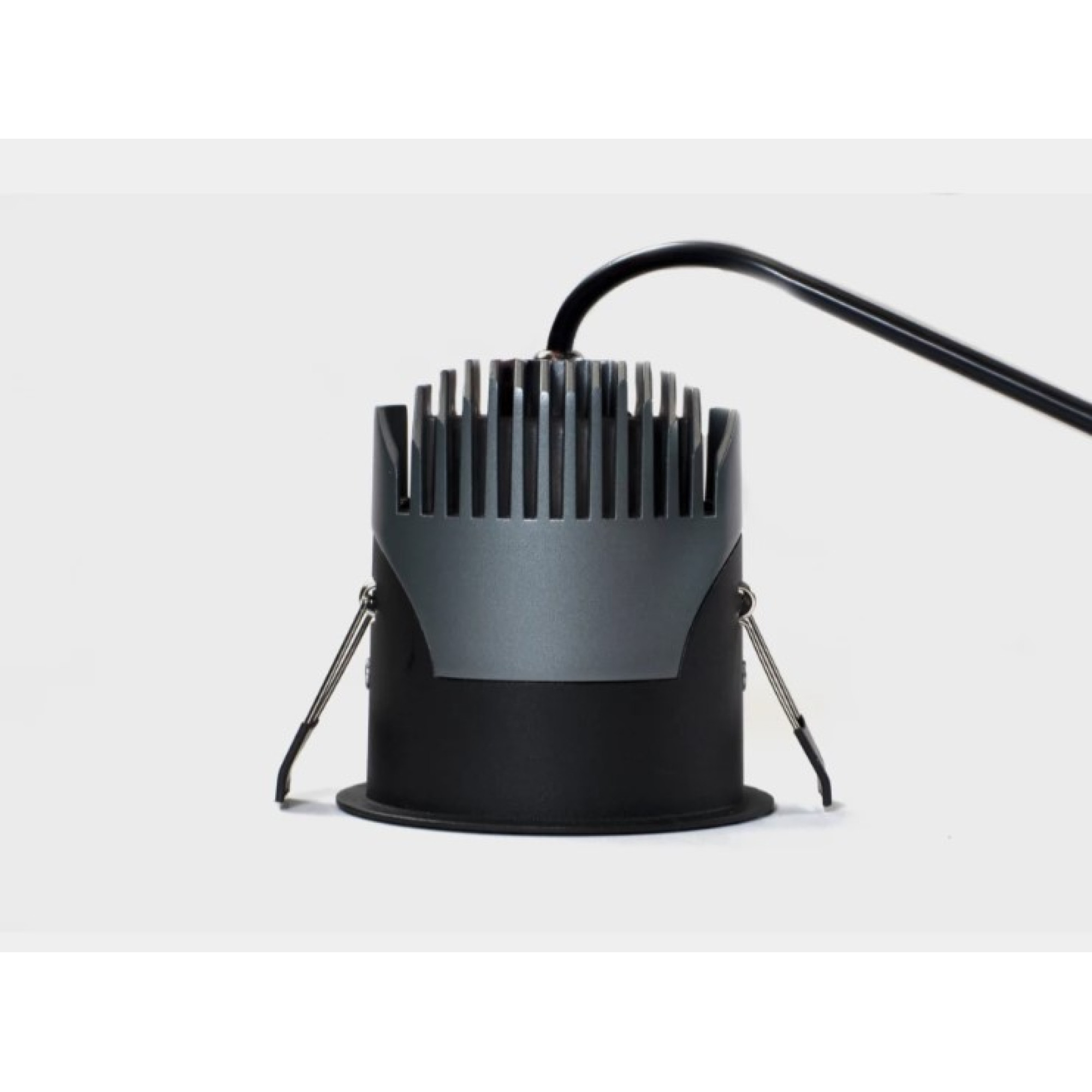 Светильник встраиваемый RC-D84-12-BL-WW65, 12Вт, черный, IP65, 55 гр, 3000К, D84, поворотный SWG