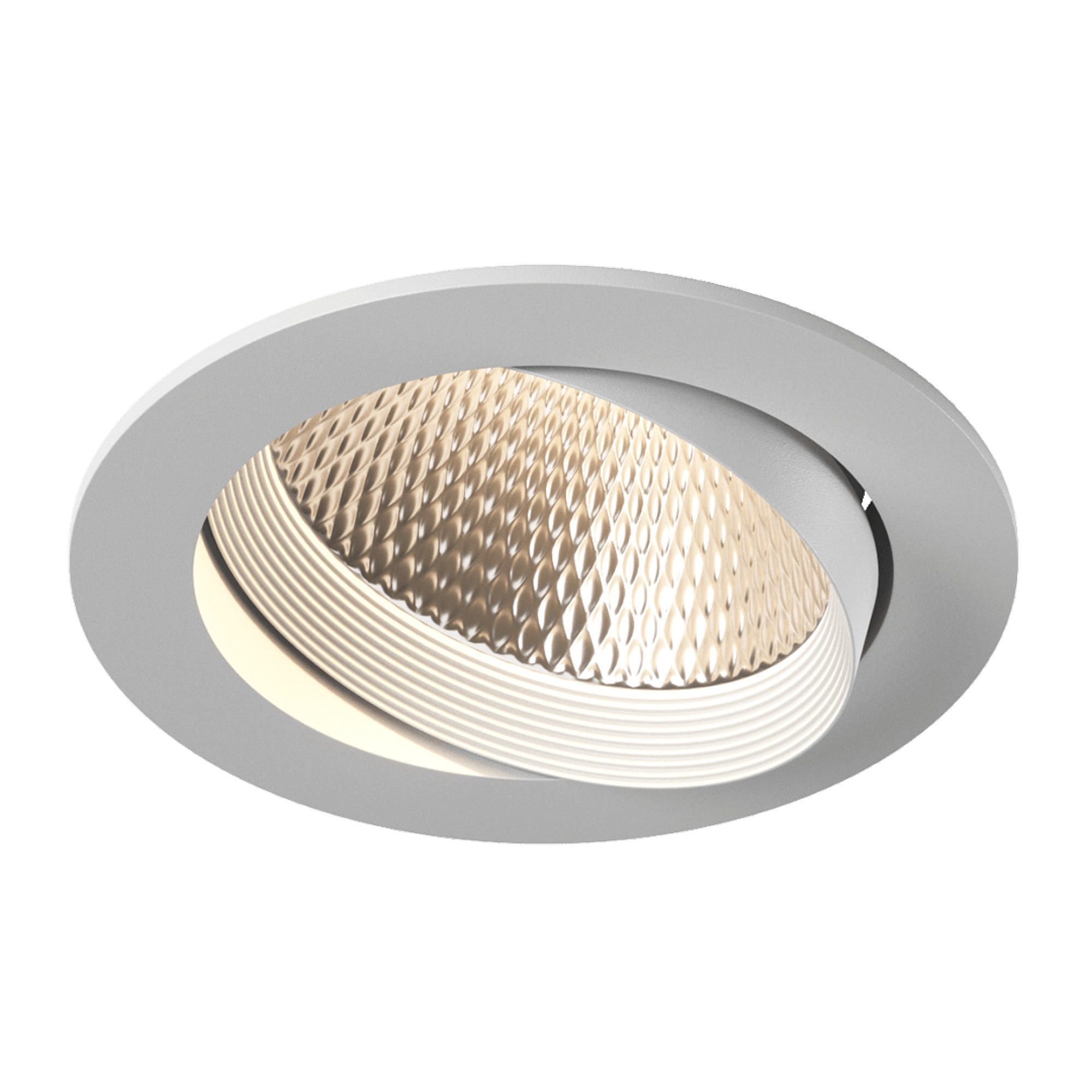 Светильник встраиваемый наклонный DL-KZ белый 7Вт IP20 Нейтральный белый (4000К) SWG