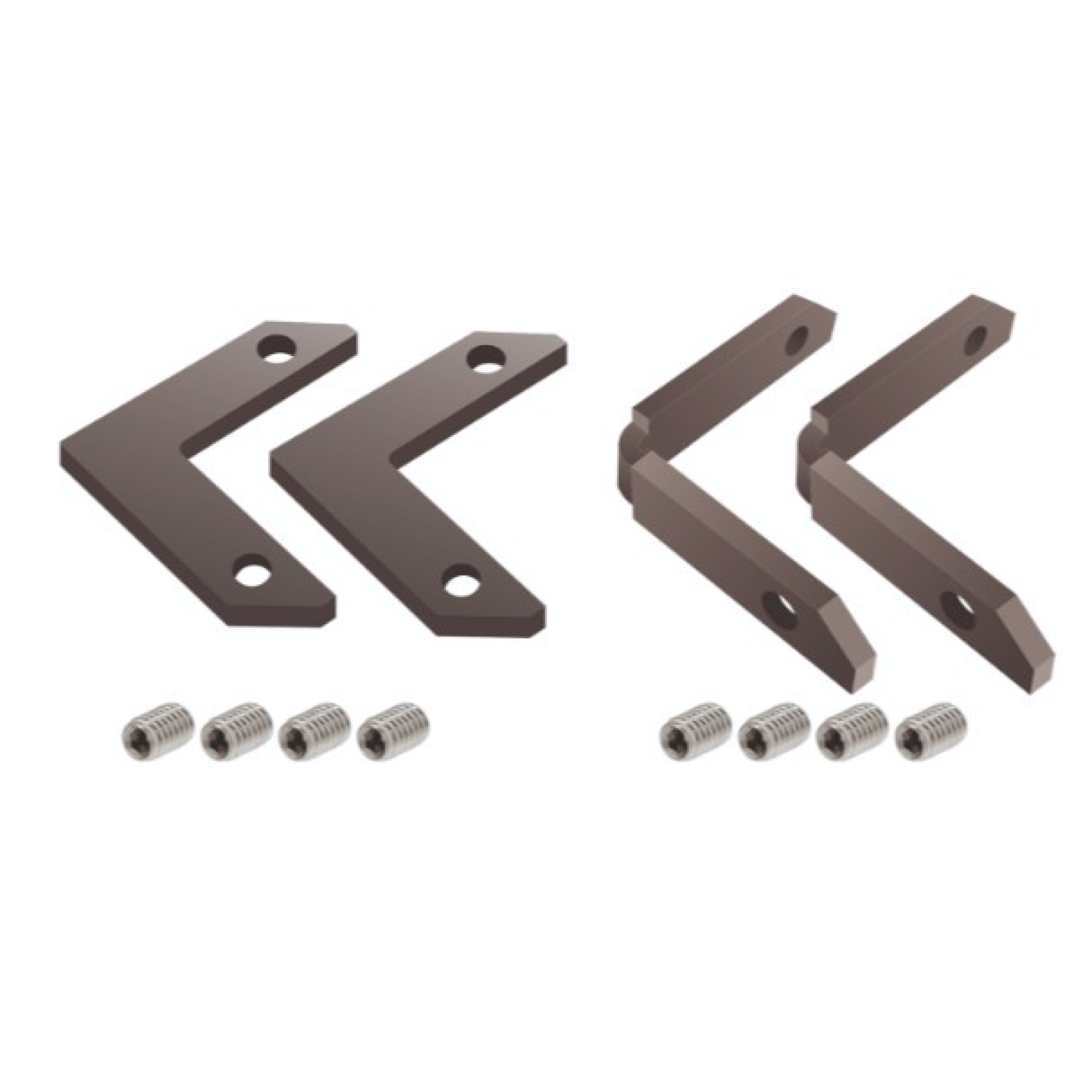 Комплект угловых соединителей трека SMART ONE, алюминий Denkirs