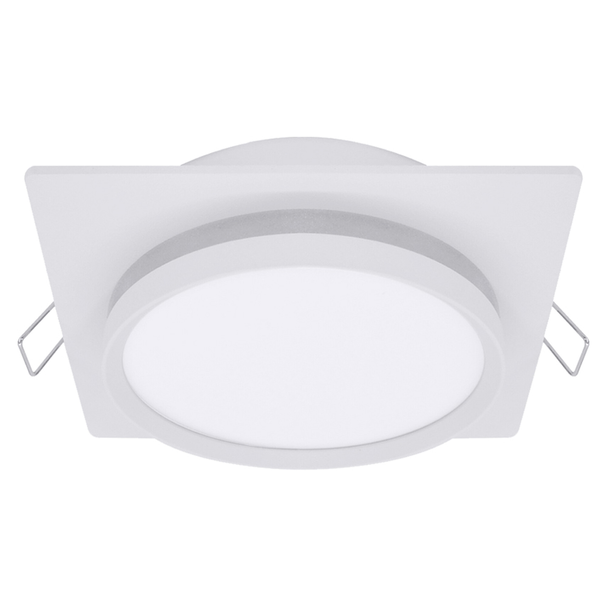 Светильник встраиваемый GX53 с акрилом квадрат 416165 Белый SignImpress