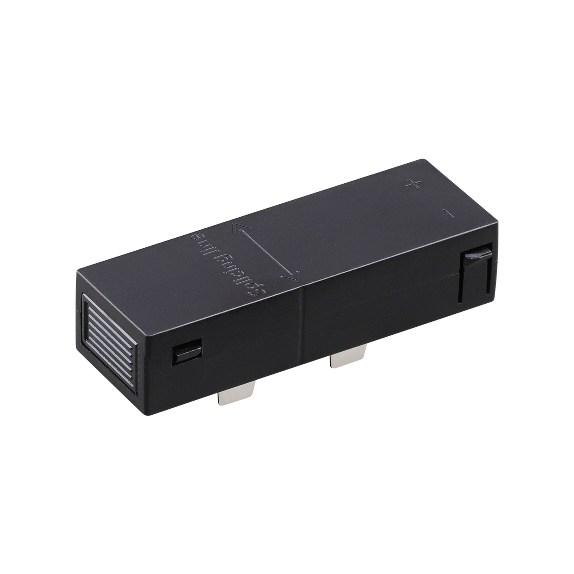 135312 PORT NT25 206 черный Соединитель с токопроводом прямой IP20 90-240V VECTOR Novotech