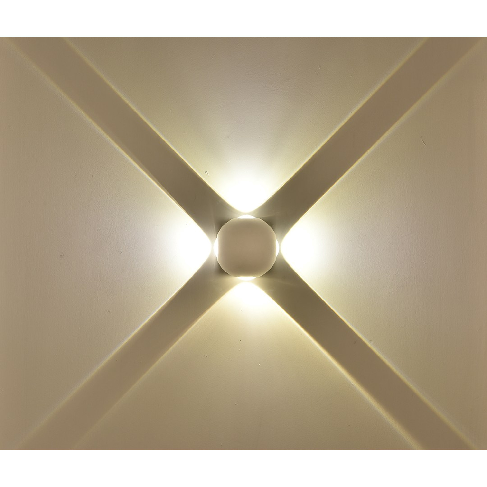 Светильник настенный SFERA-DBL, Белый, 4Вт, 3000K, IP54, GW-A161-4-4-WH-WW SWG