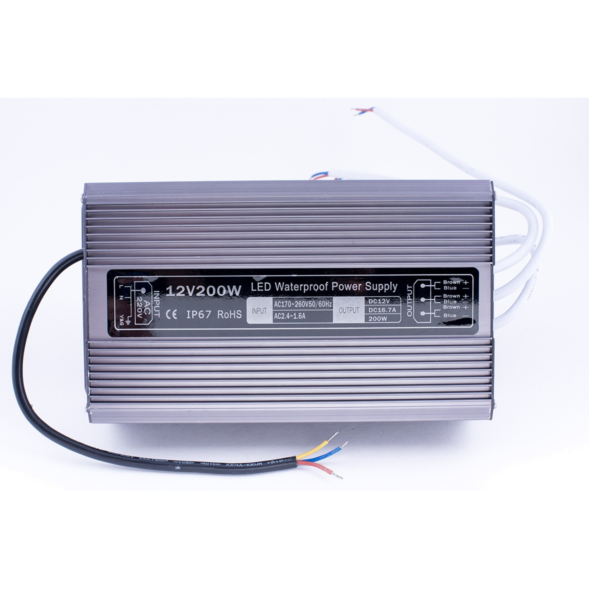 Блок питания Al TPW, 200W влагозащитный, 12V SWG