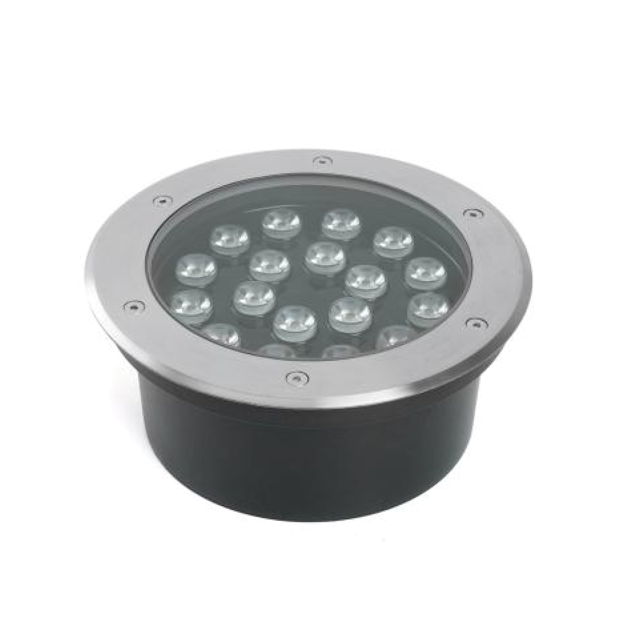 Светодиодный светильник тротуарный (грунтовый) SP2804, 20W, AC12V, низковольтный, 4000K, металл Fero