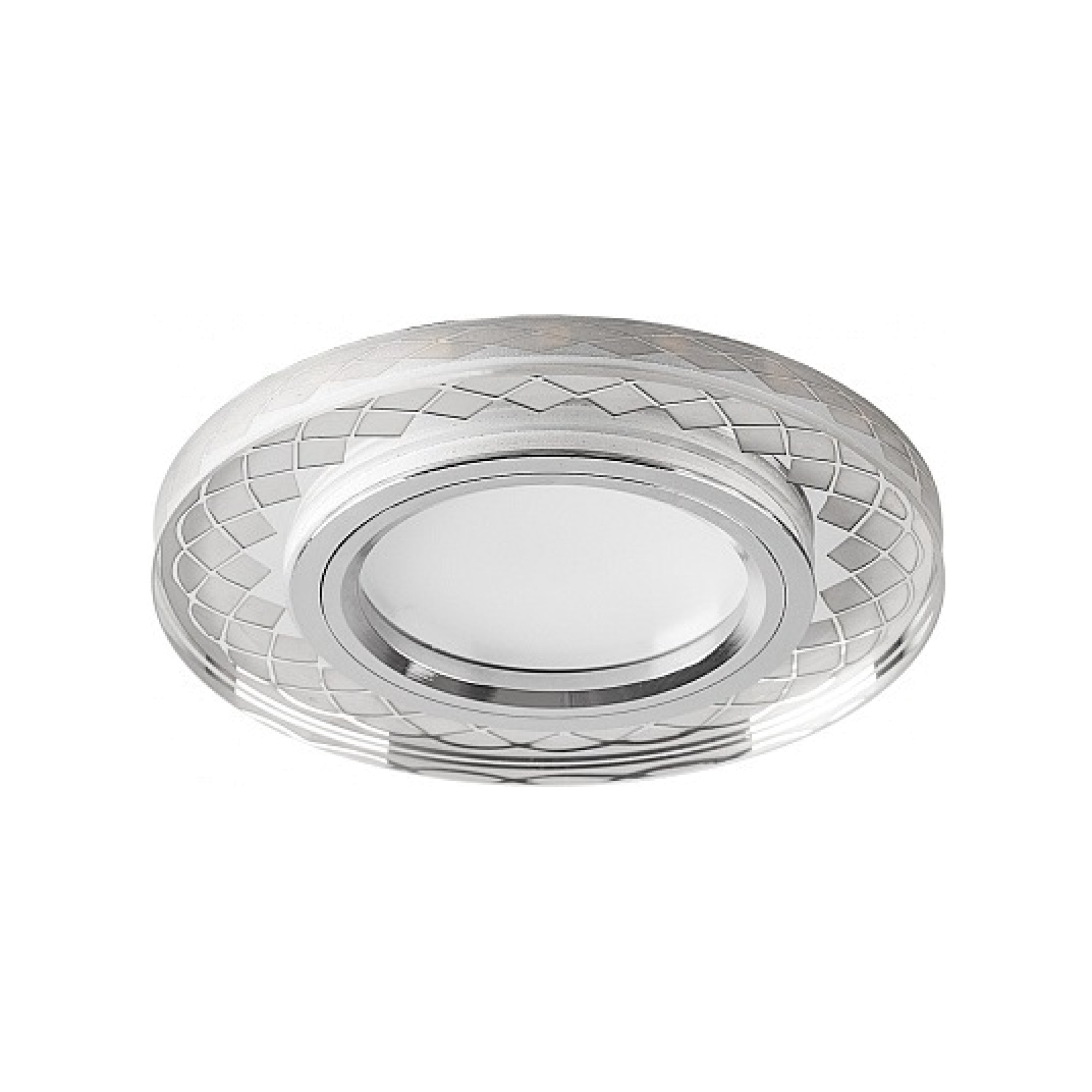 Светильник встраиваемый с подсветкой CD959 15LED 4000K MR16  прозрачный Feron