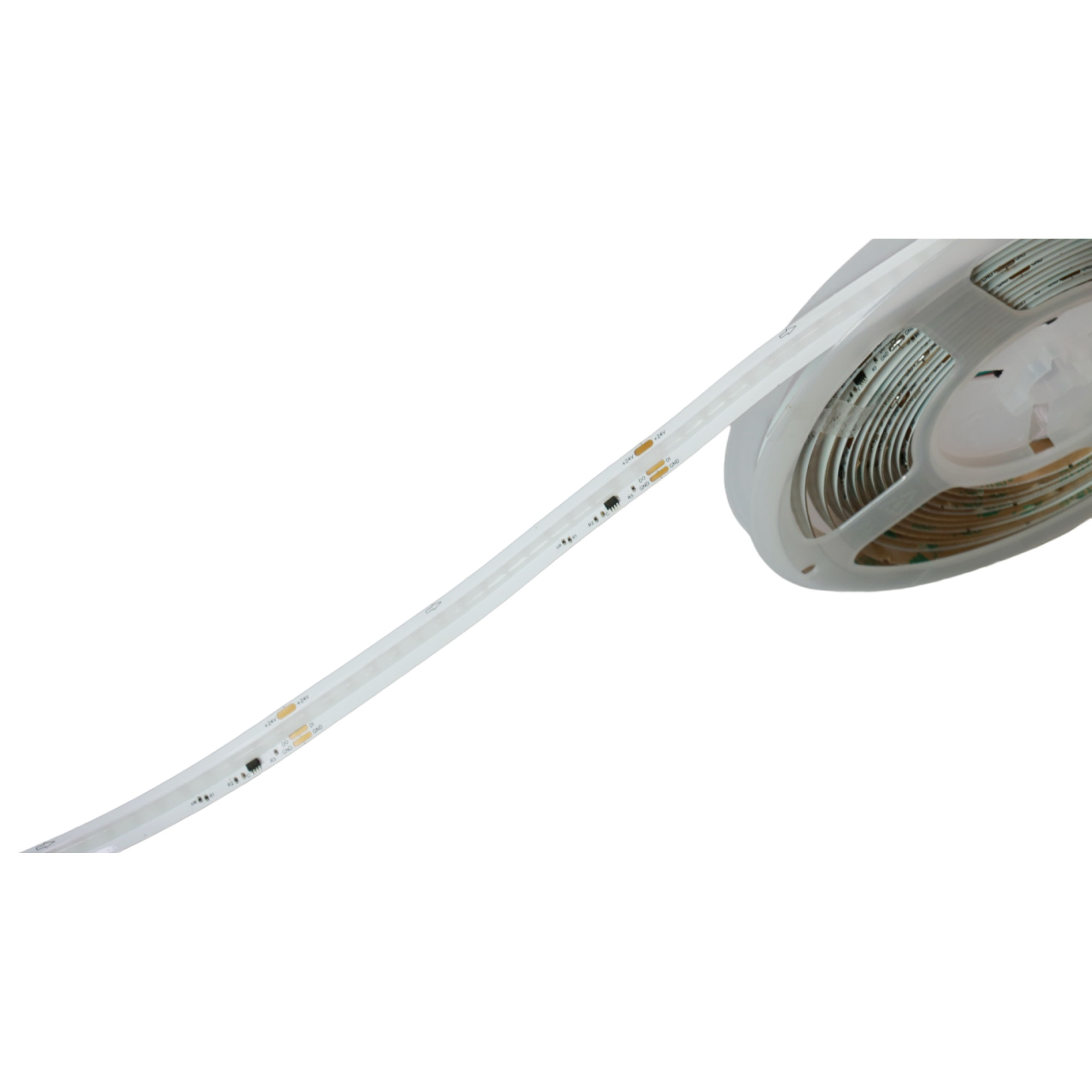 Лента светодиодная ПРО COB, 480 LED/м, 12 Вт/м, 24В, IP20, Цвет: RGB SPI (1м.) SWG 