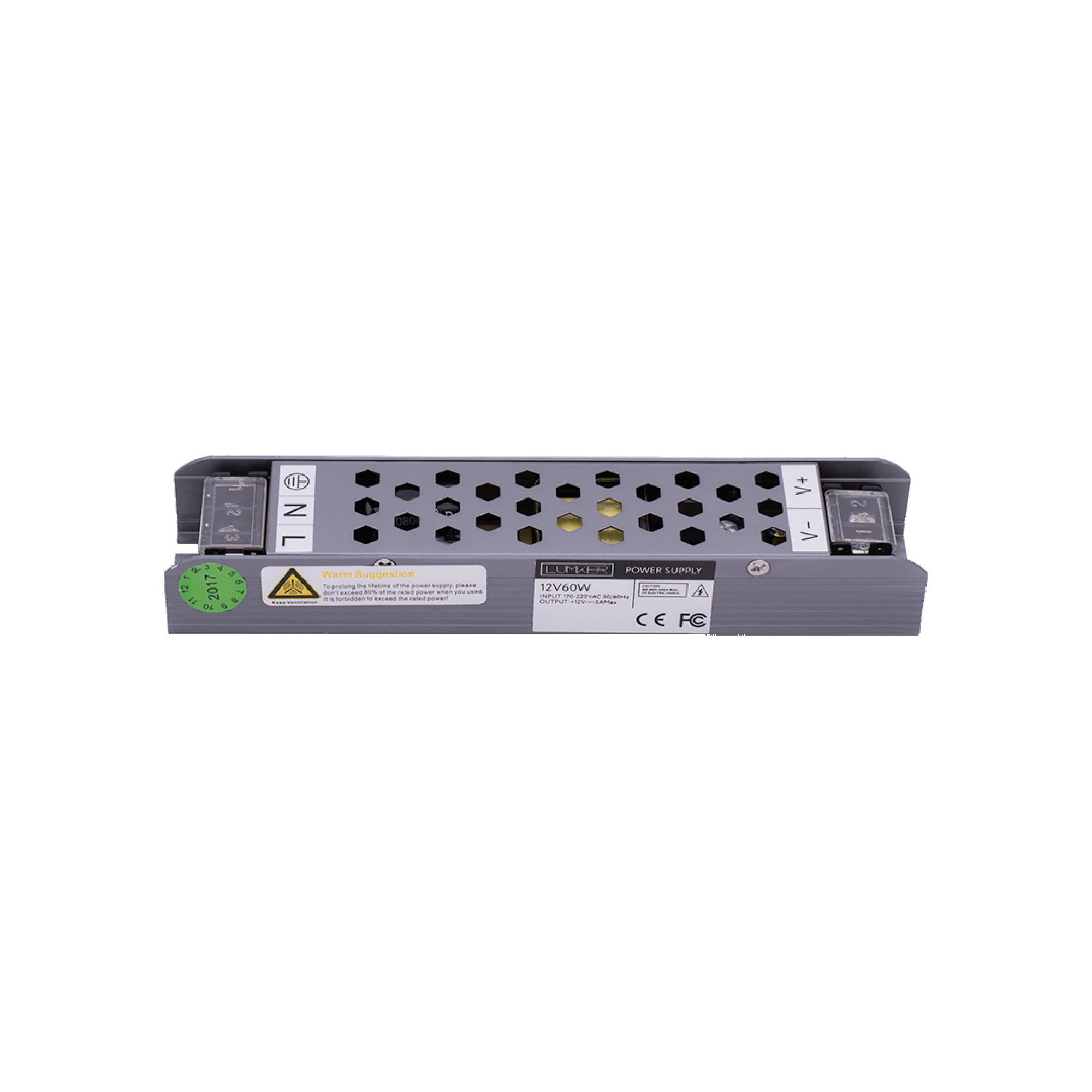 Блок питания LUX компактный, 12В, 60Вт, IP20 SWG