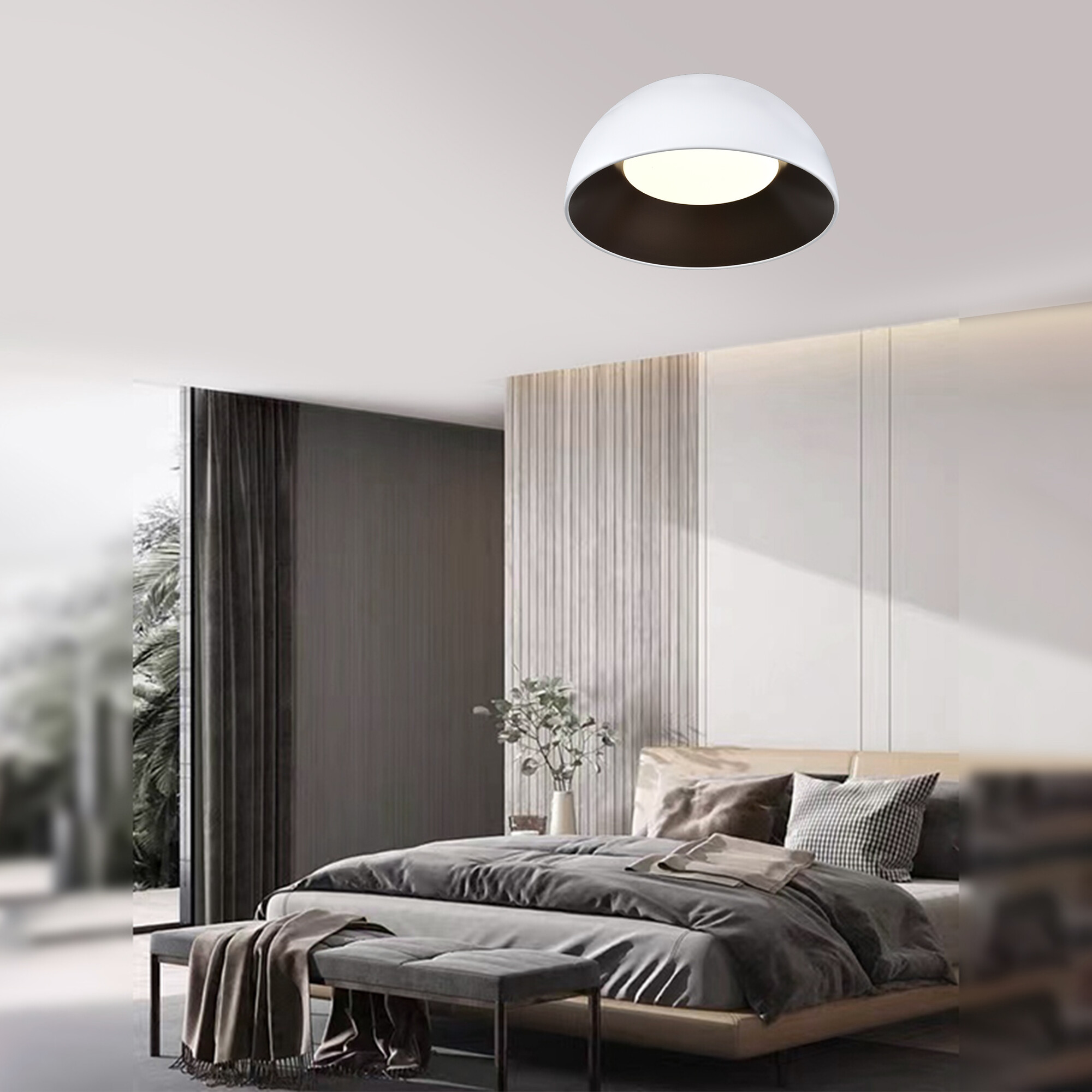 Светильник накладной светодиодный 54 Вт 3240 Лм Белый/Кофе Signimpress