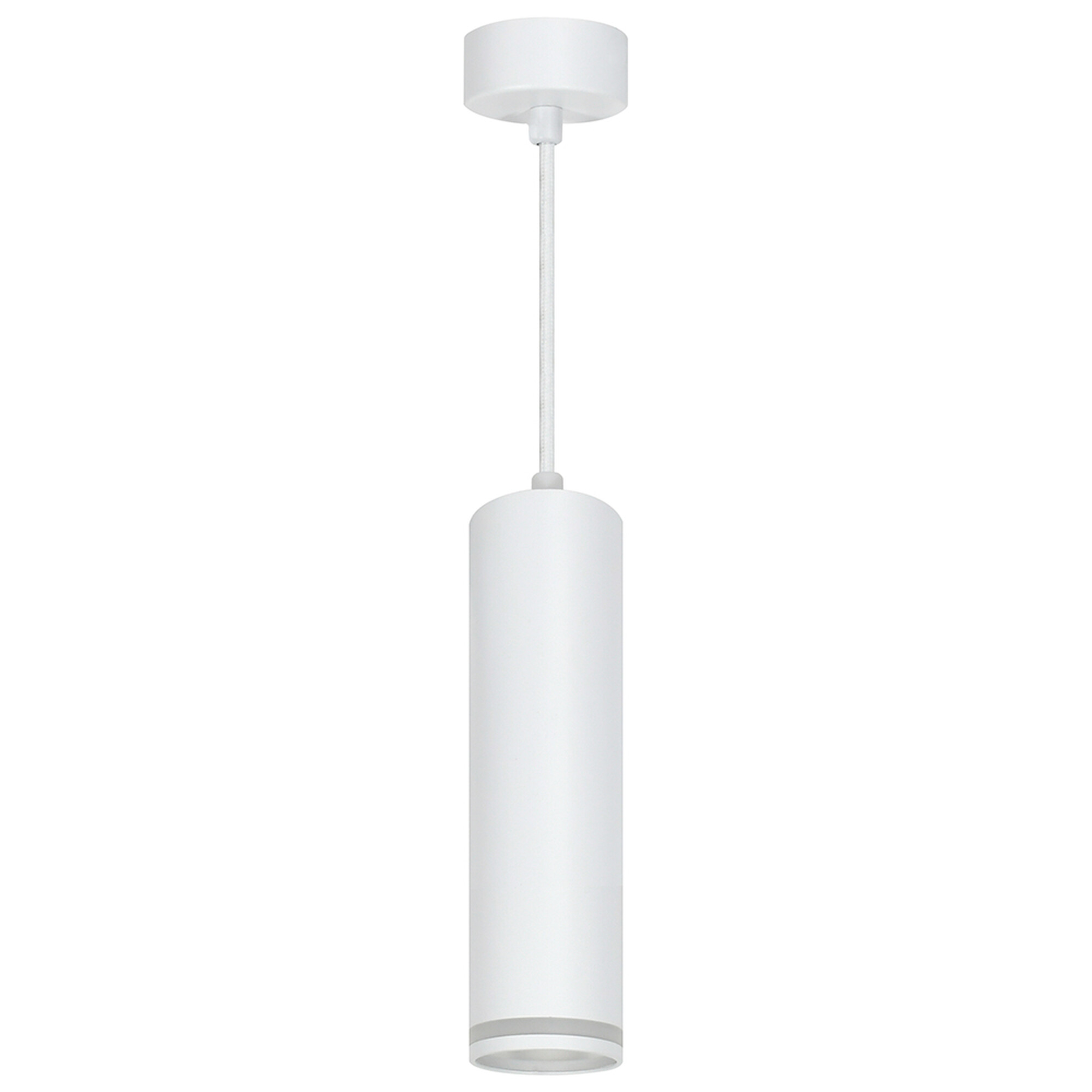 Светильник потолочный на подвесе MR16 35W 230V, белый D55*H200 ML1708 Feron